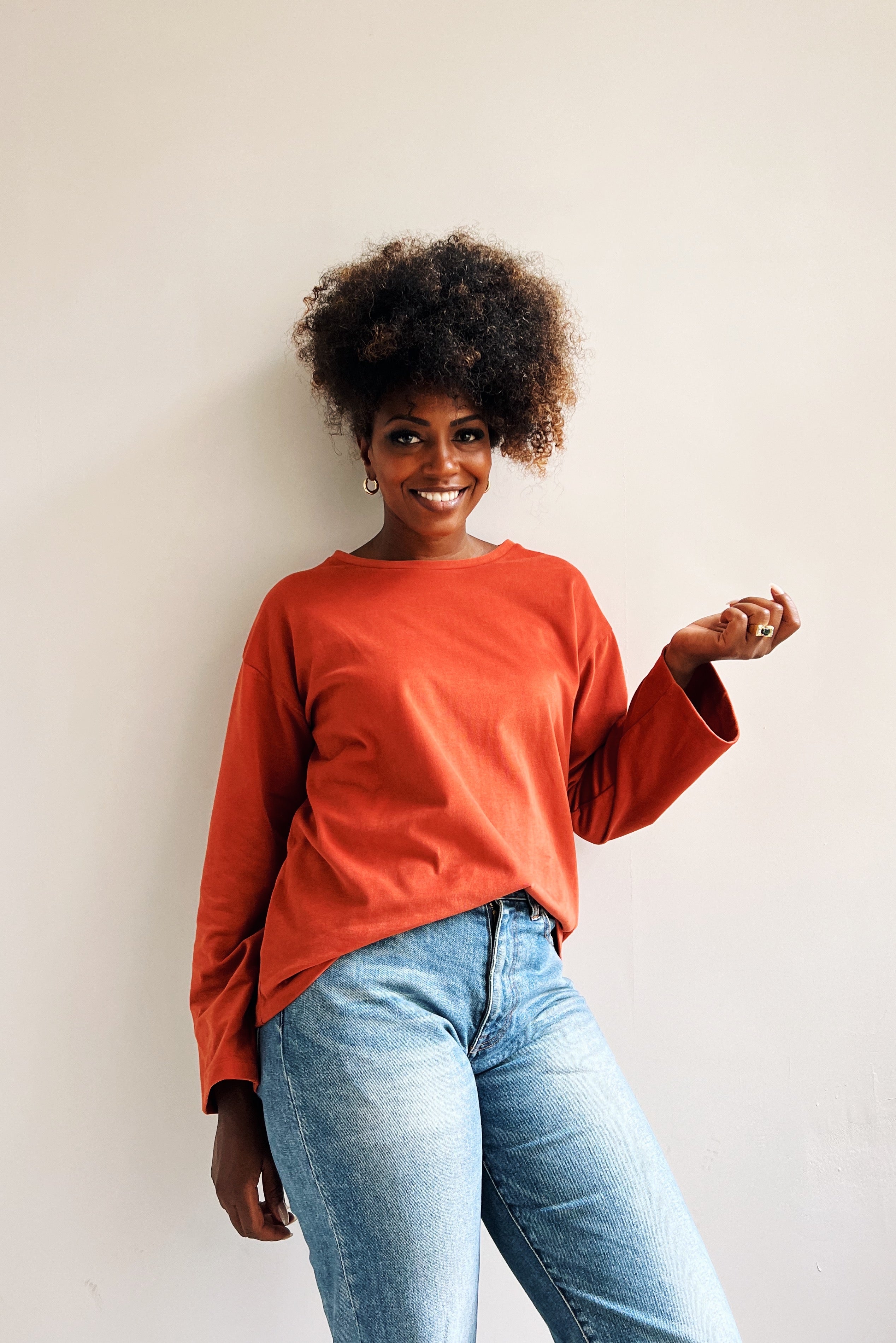 the dão store - Longsleeve Andrea - Terracotta - T-shirts | Tops