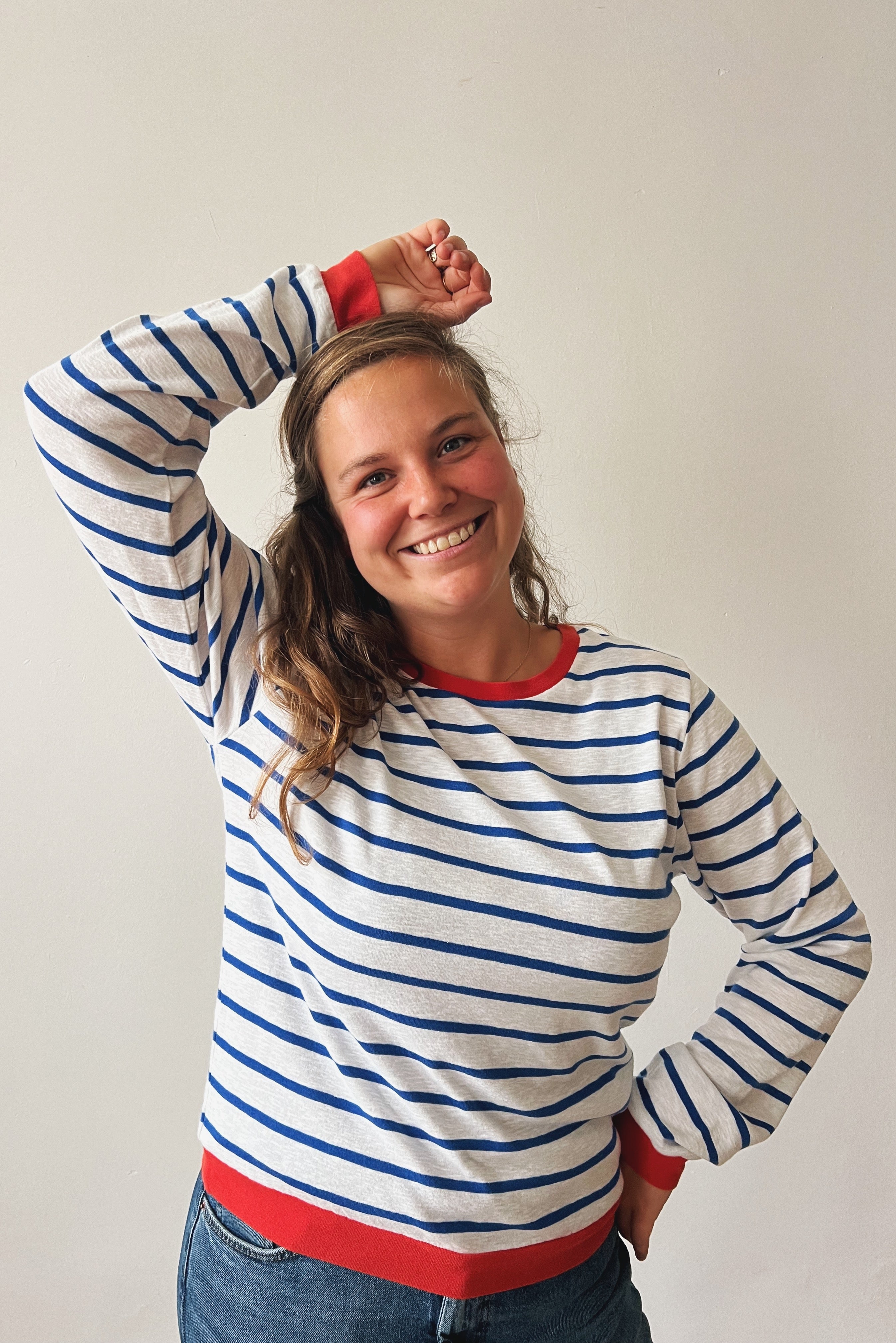 Jumper Mia - Royal Blue Stripes