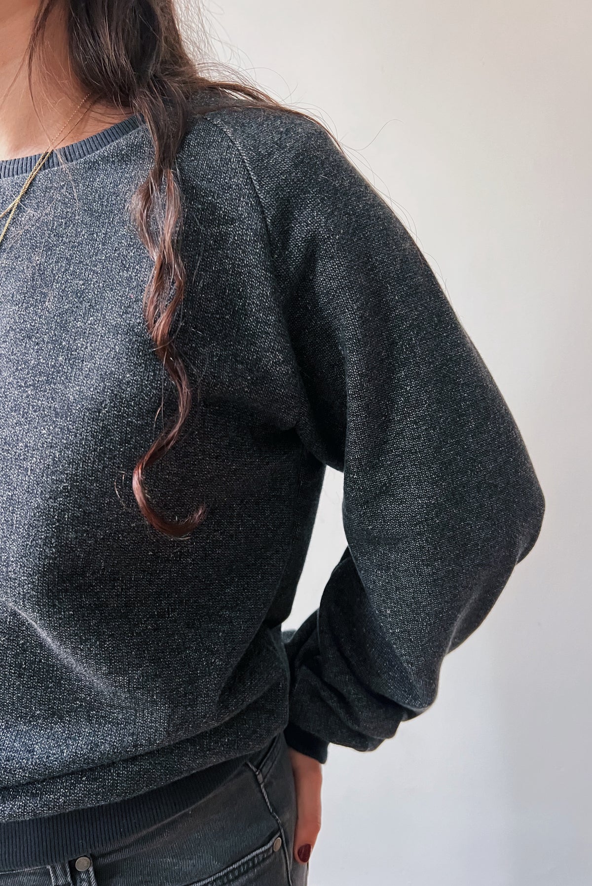 Sweater Edna - Dark Grey Melange