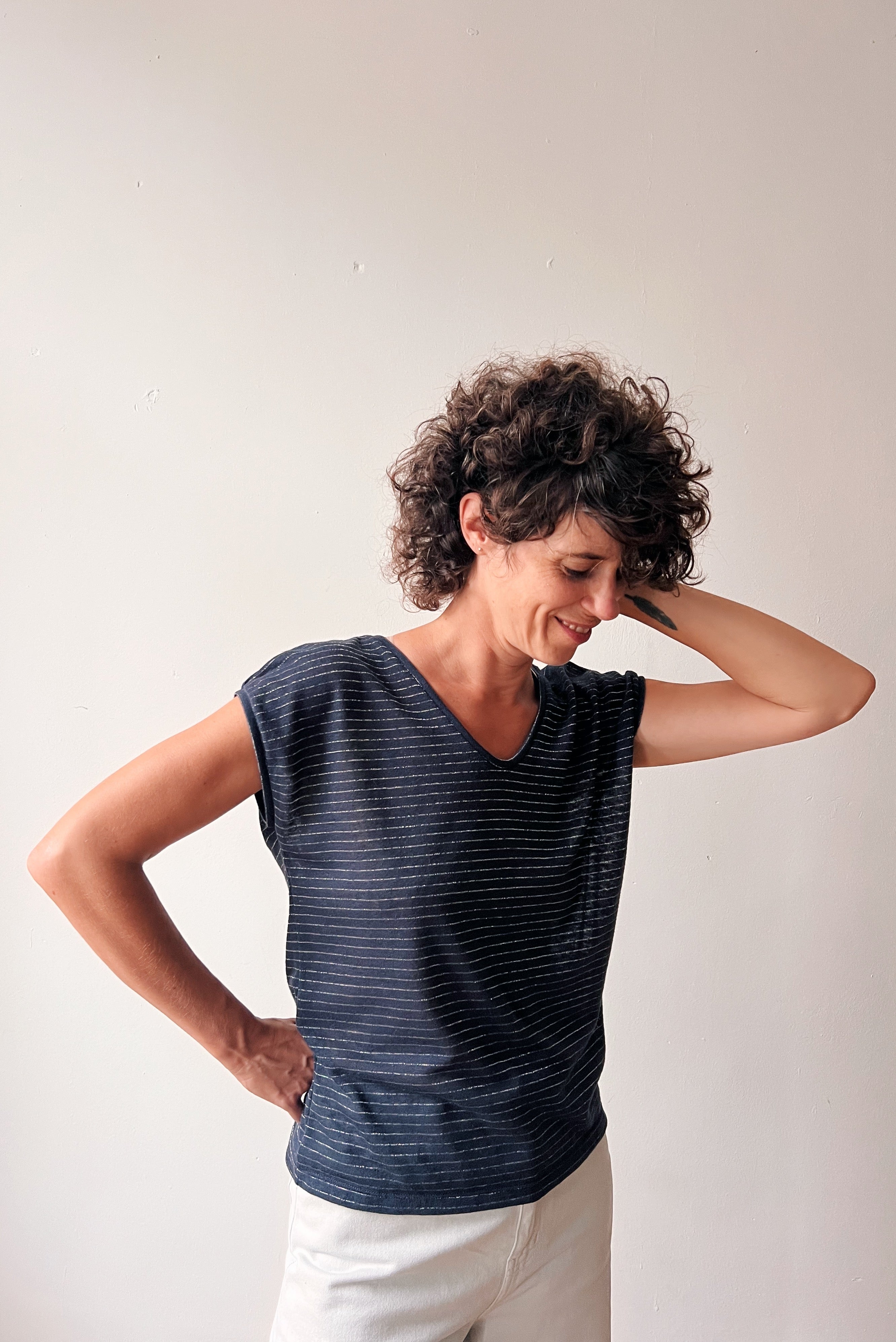 T-Shirt Esmé - Indigo Silver