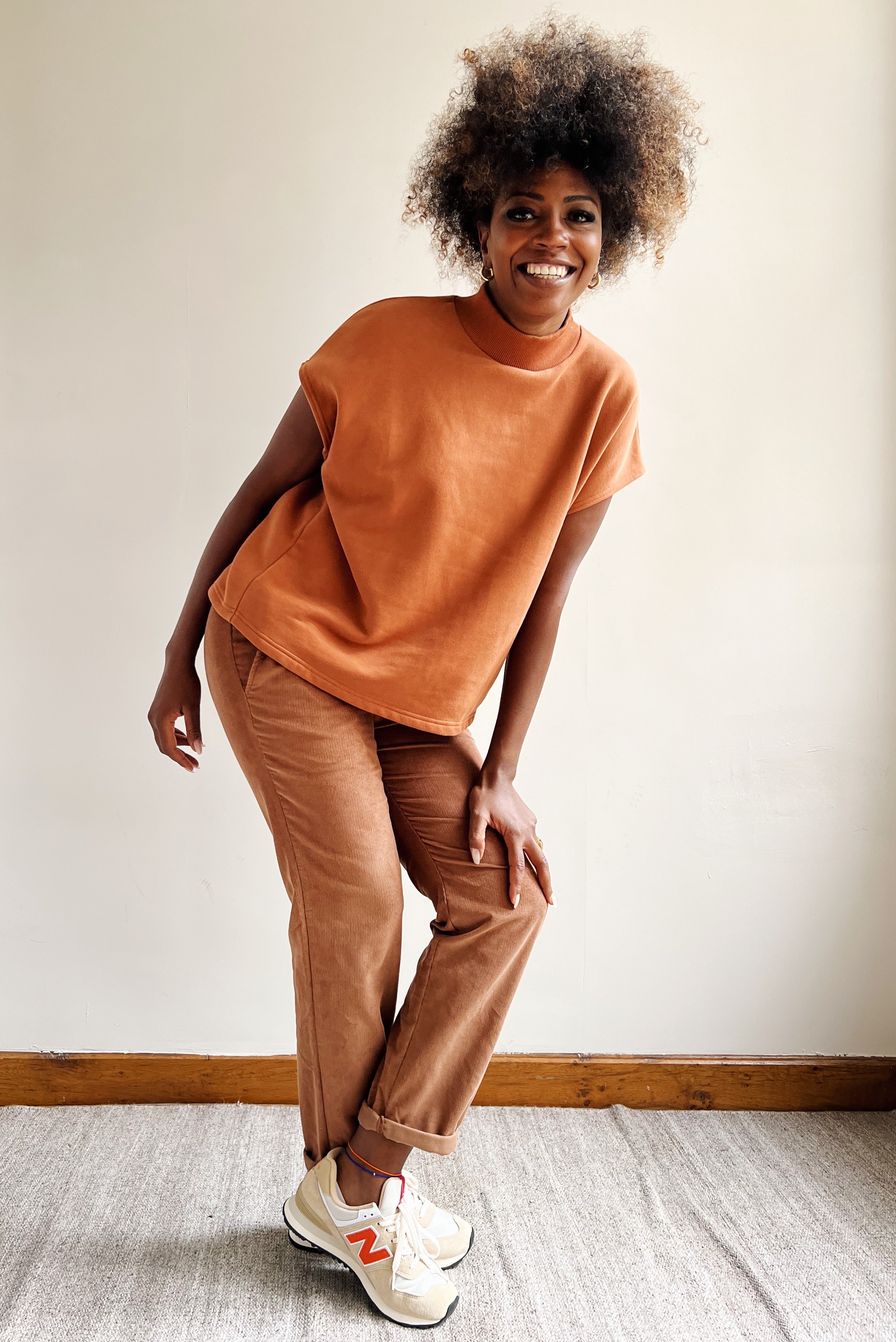 the dão store - Straight Pants Polly - Chestnut - Pants | Jumpsuits