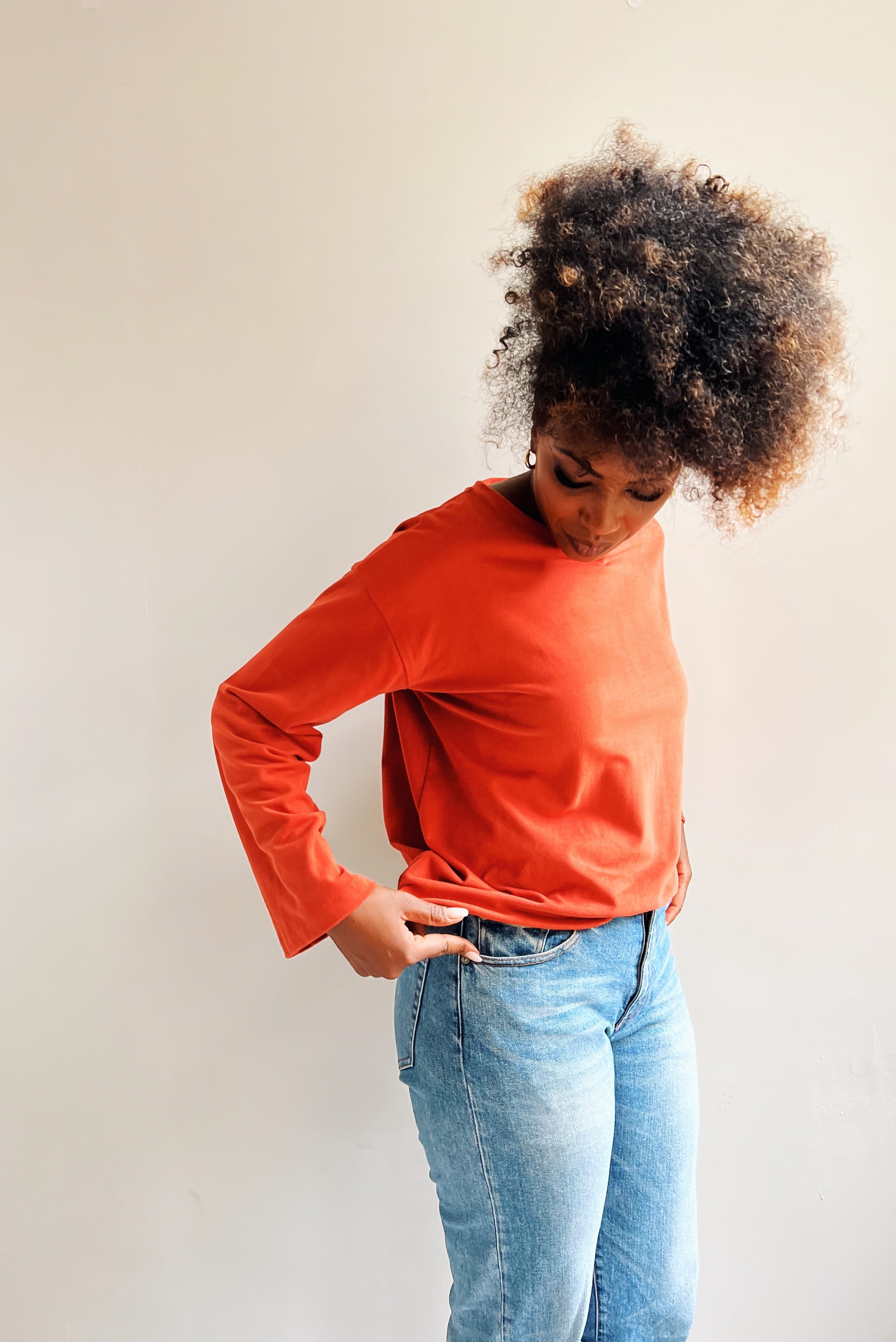 the dão store - Longsleeve Andrea - Terracotta - T-shirts | Tops
