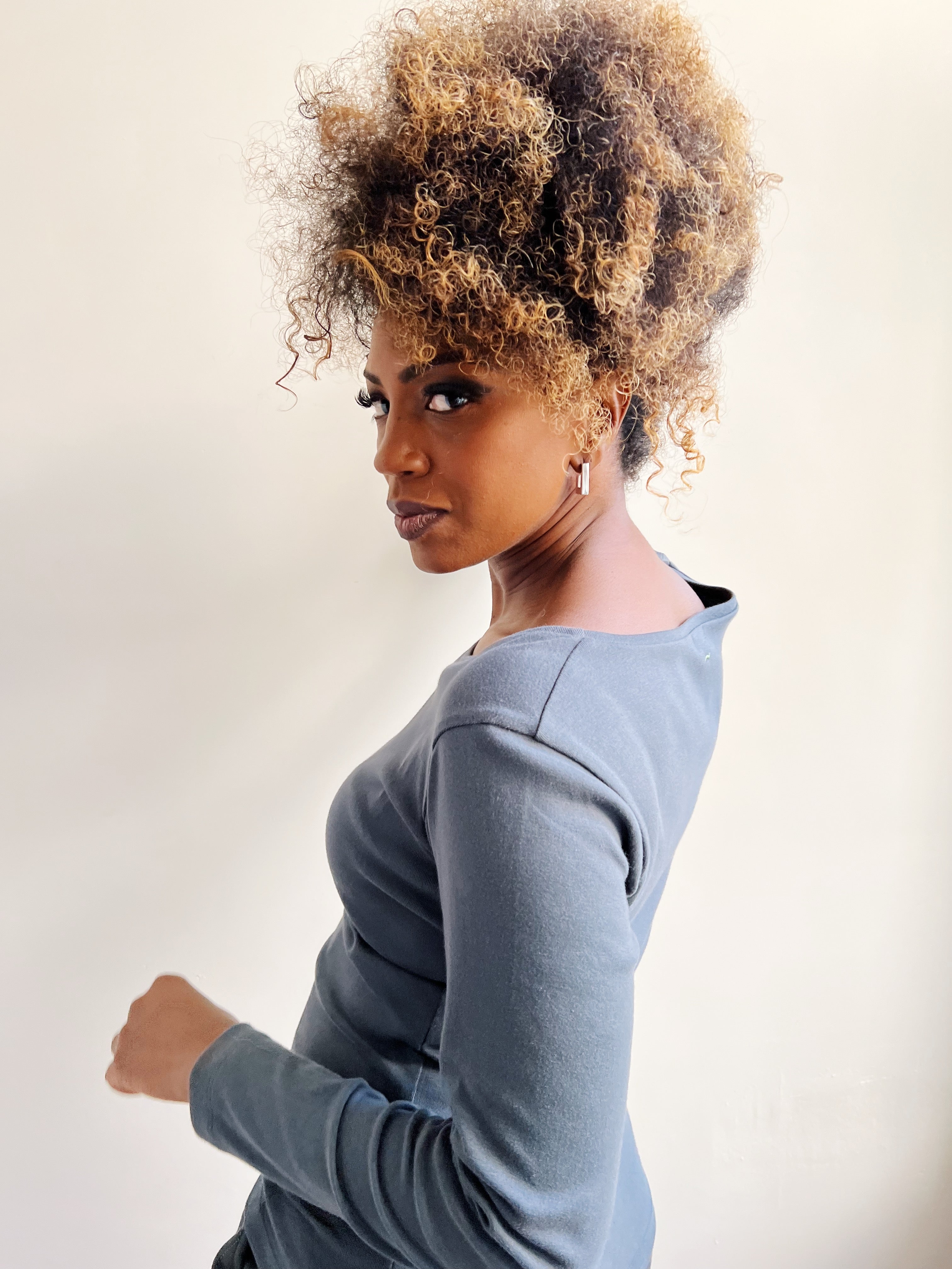 the dão store - Longsleeve Iris - Washed Black Rib - T-shirts | Tops