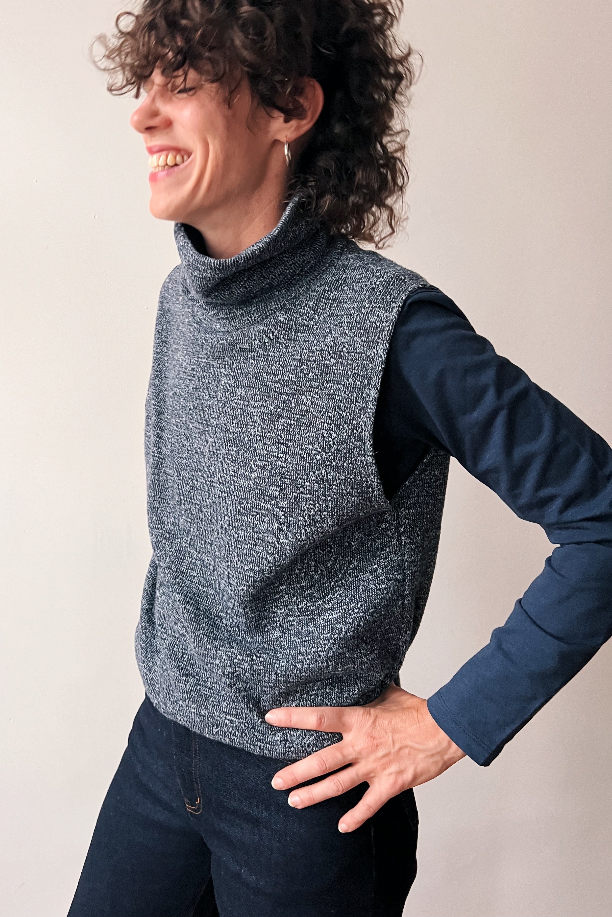 Longsleeve Jula - Indigo Flamé