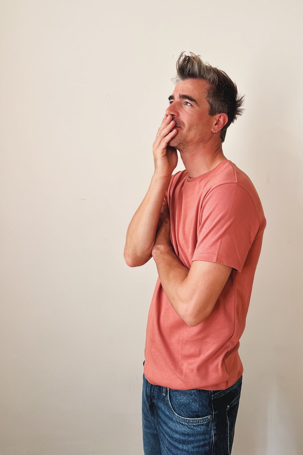 T-Shirt Tim - Blush Rib
