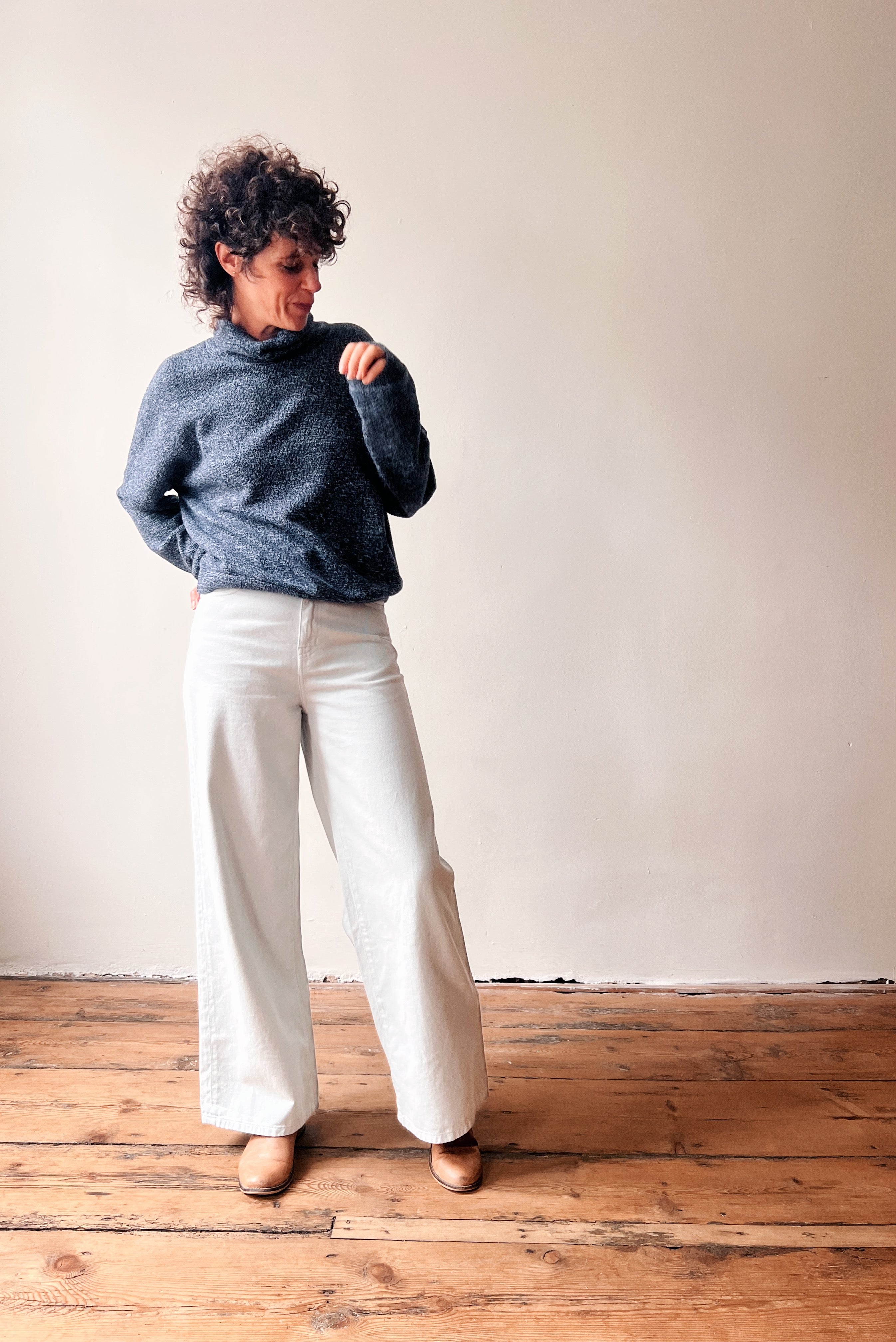 Wide Jeans Robin - Water Blue