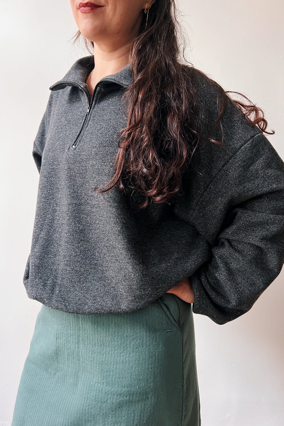Sweater Bea - Dark Grey Melange
