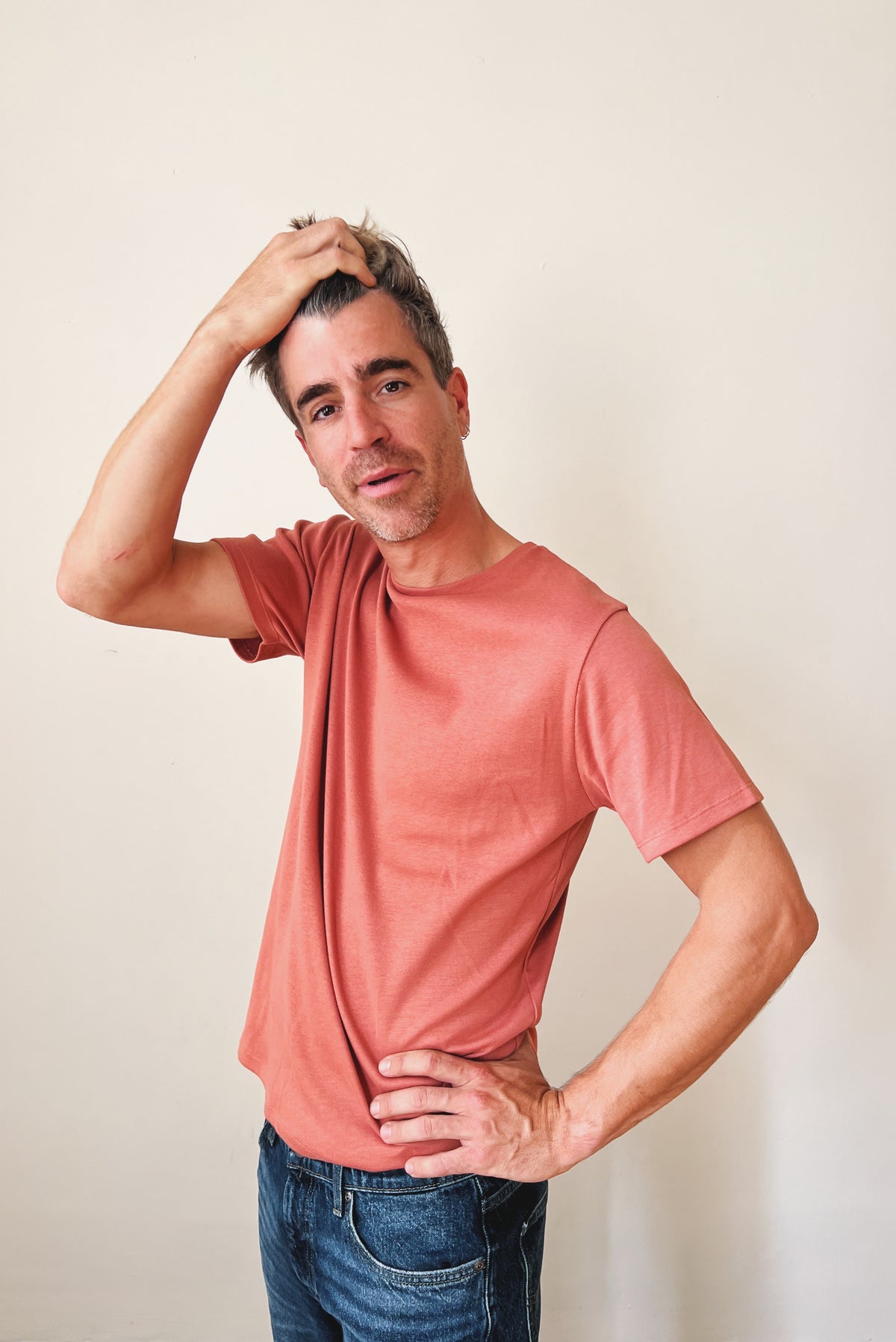 T-Shirt Tim - Blush Rib
