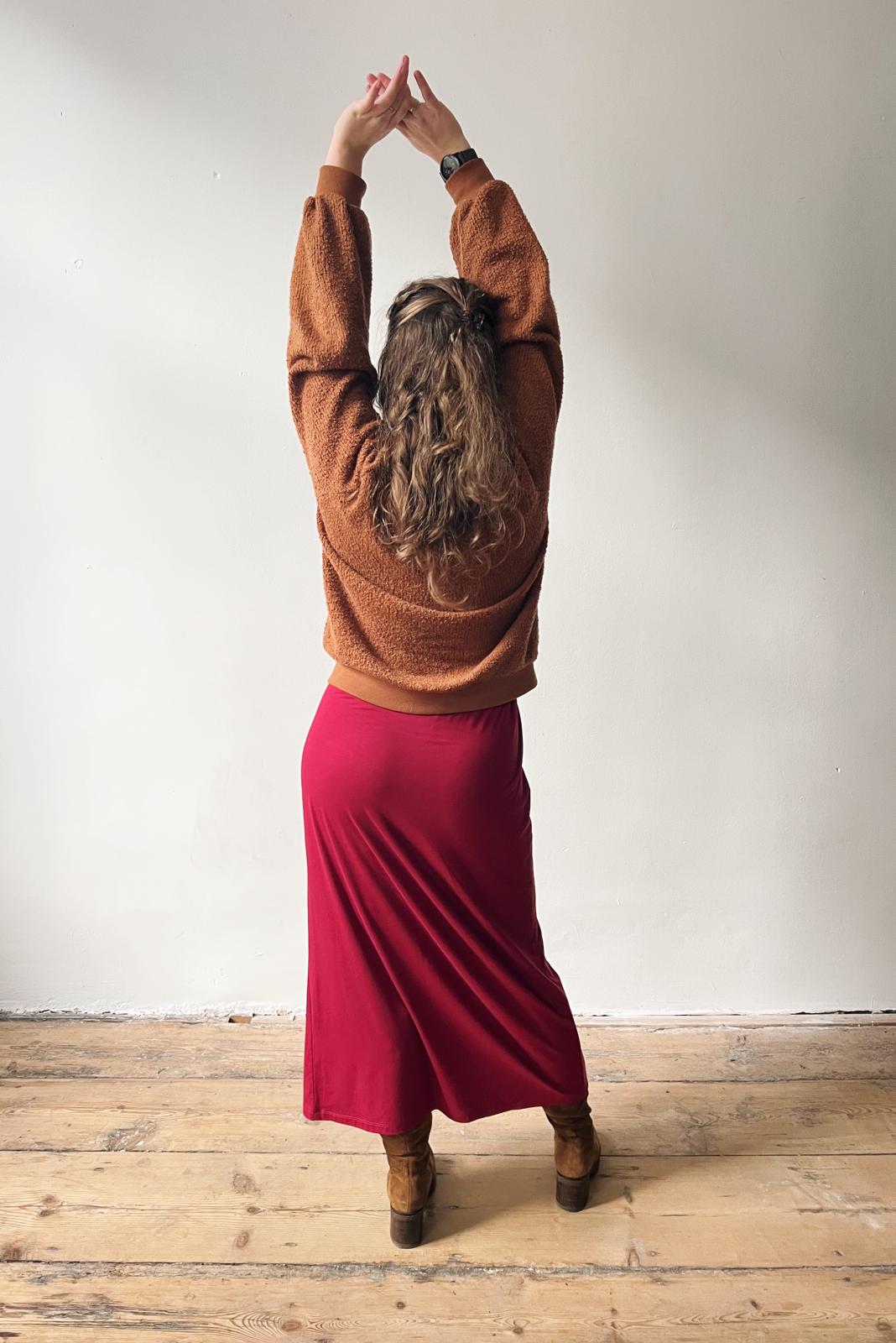 Skirt Luna - Pomegranate