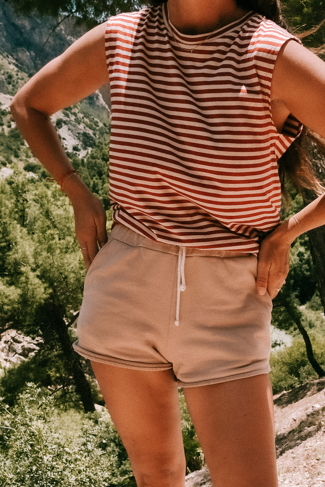 the dão store - Top Yoko - Vintage Red Stripes - T-shirts | Tops