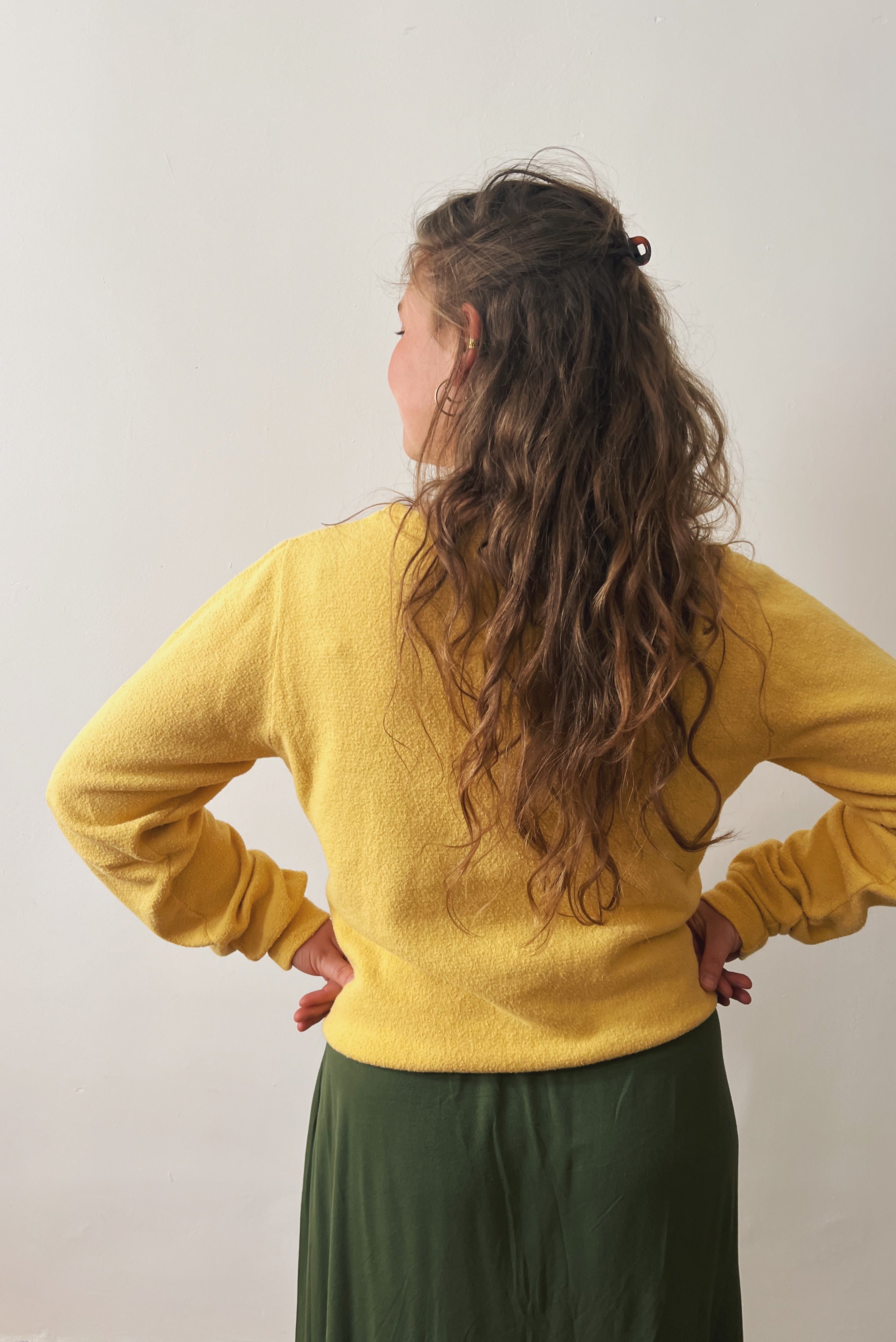 Knitted Jumper Mia - Sunflower