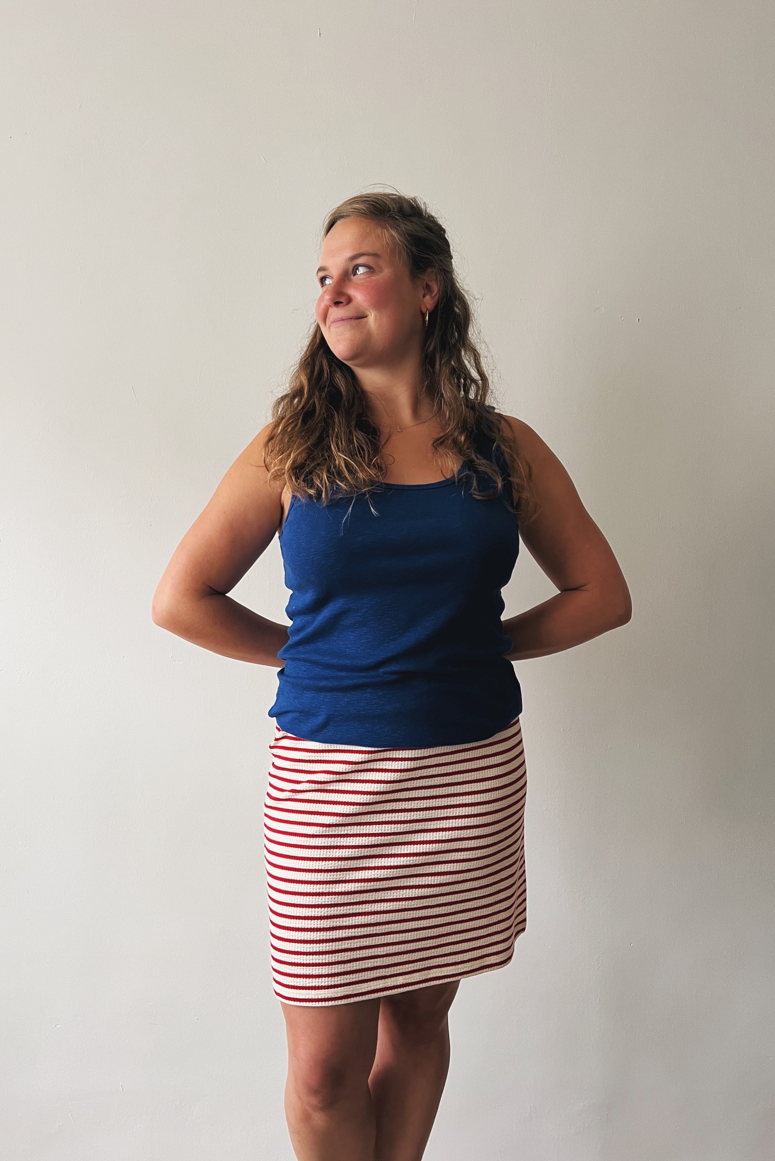 Skirt Ella - Ruby Stripes