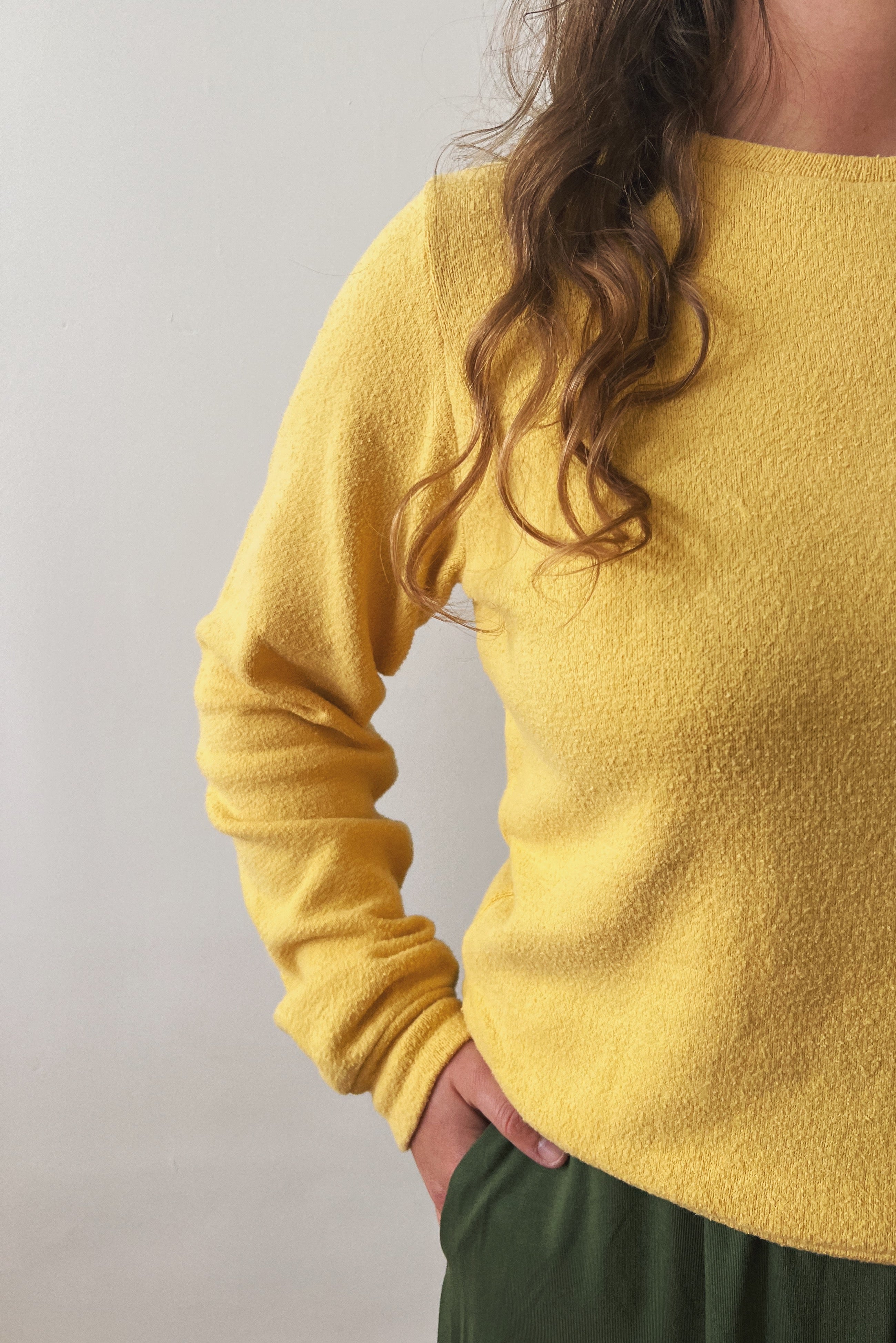 Knitted Jumper Mia - Sunflower