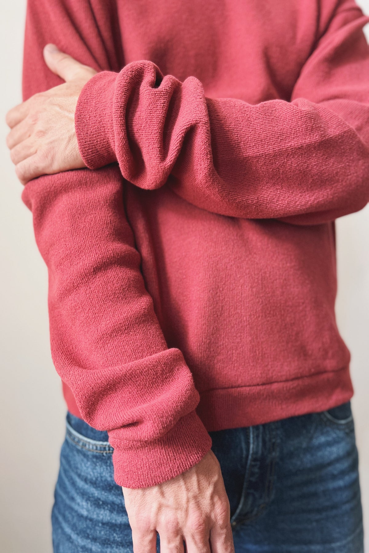 Knitted Sweater Jonas - Brick Red