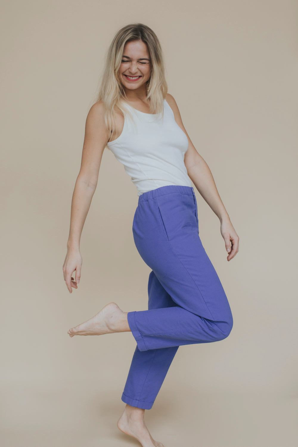 the dão store - Pants Eleni - Soft Cobalt - Pants | Jumpsuits