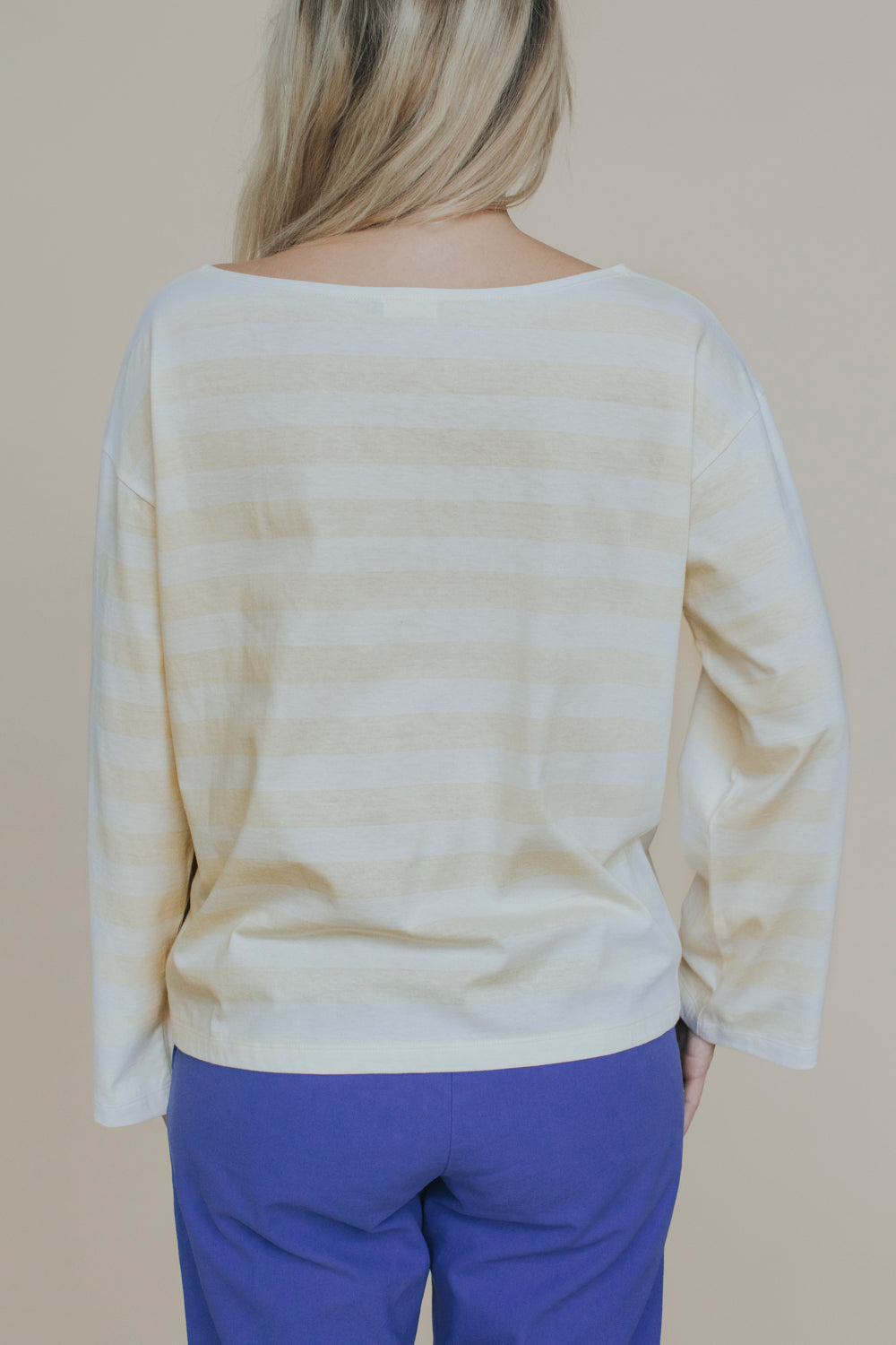 the dão store - Long Sleeve Audrey - Vanilla Stripes - T-shirts | Tops