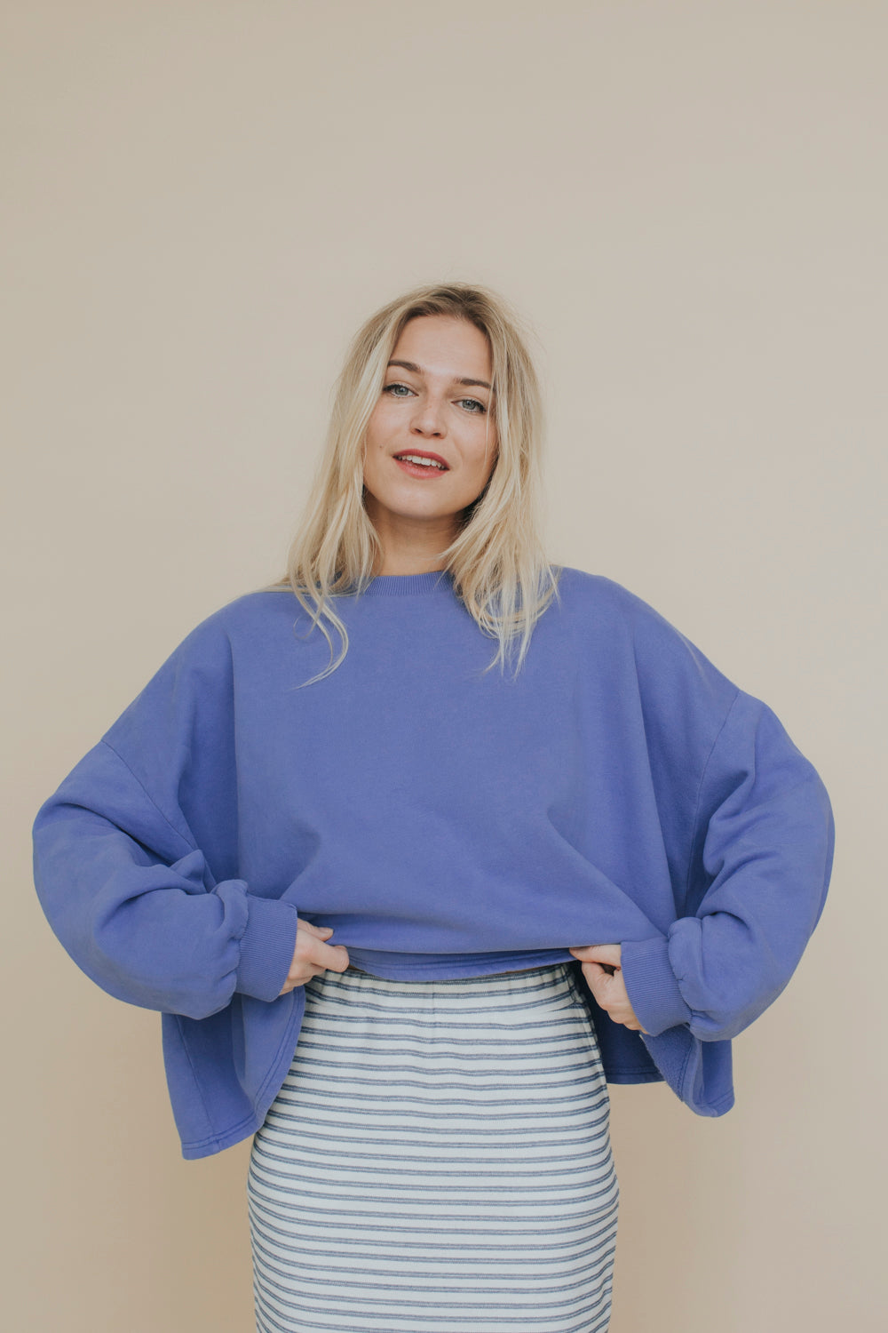 the dão store - Sweater Bree - Soft Cobalt - Sweaters | Hoodies