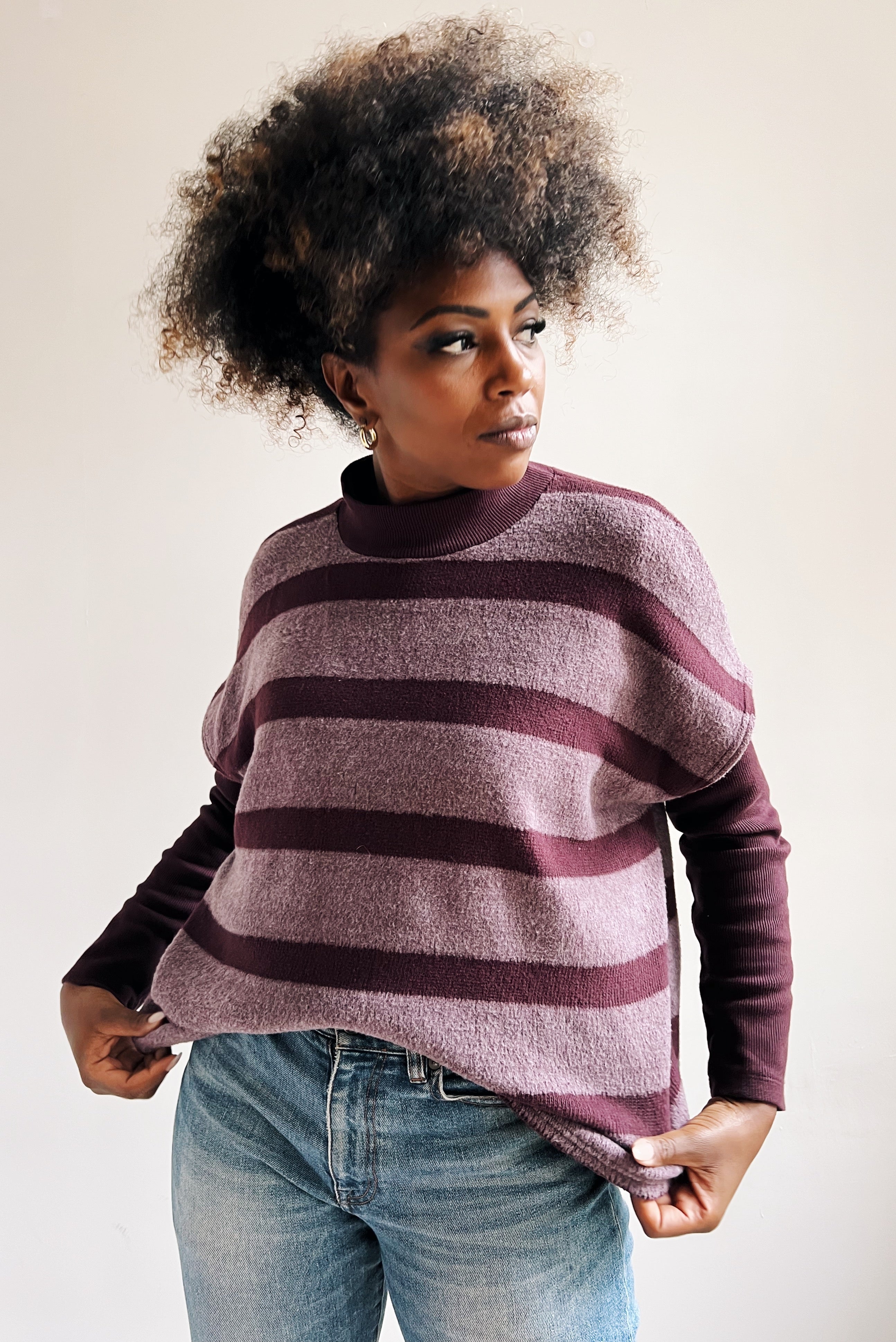 the dão store - Turtleneck - Aubergine - T-shirts | Tops