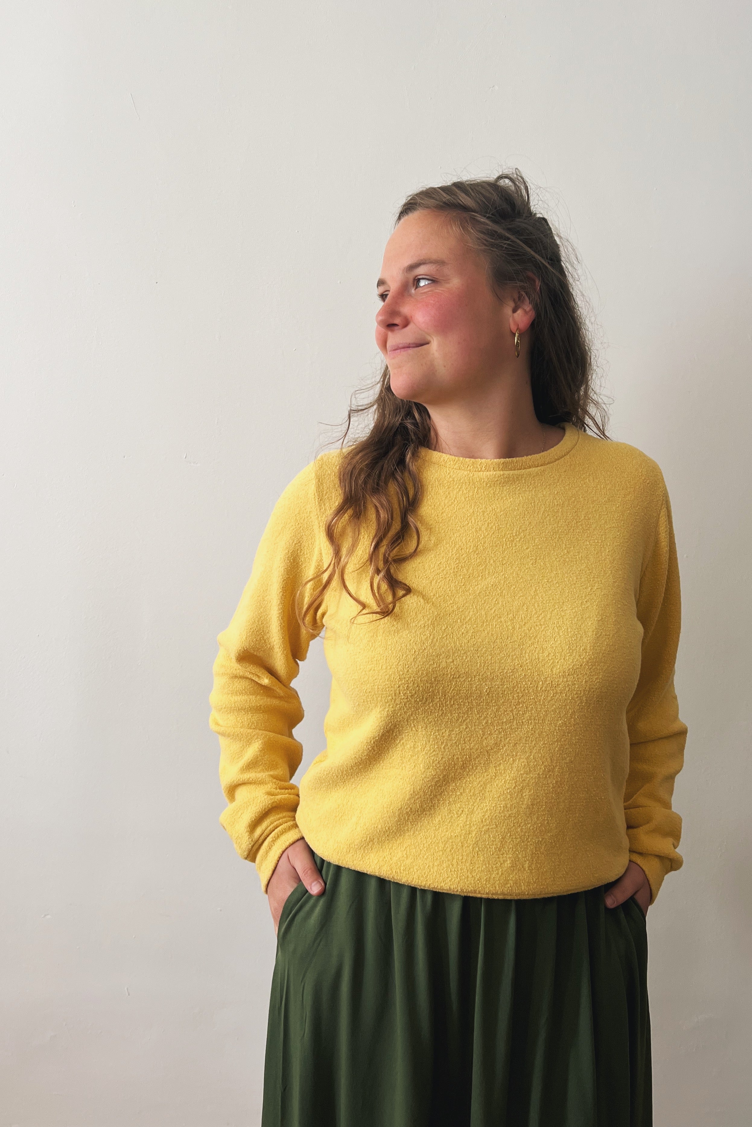 Knitted Jumper Mia - Sunflower