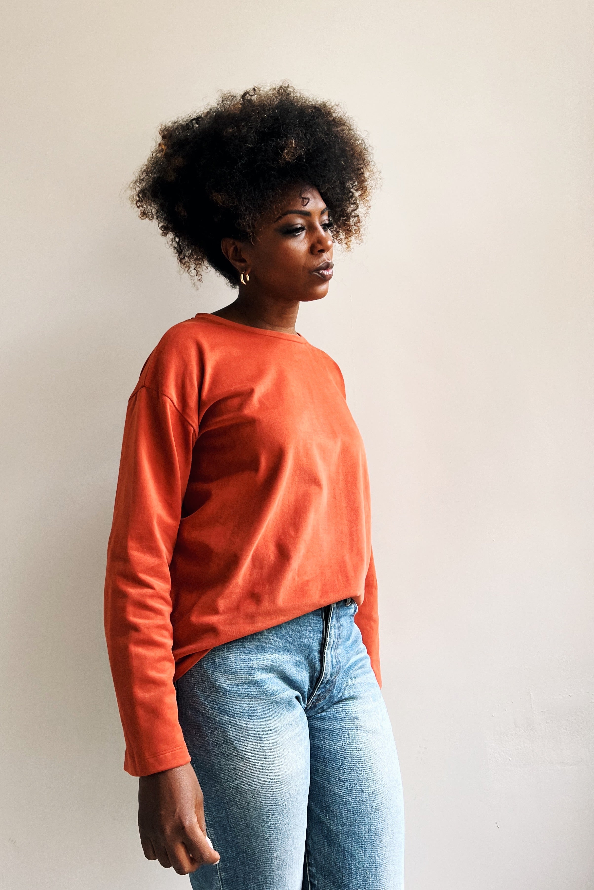 the dão store - Longsleeve Andrea - Terracotta - T-shirts | Tops