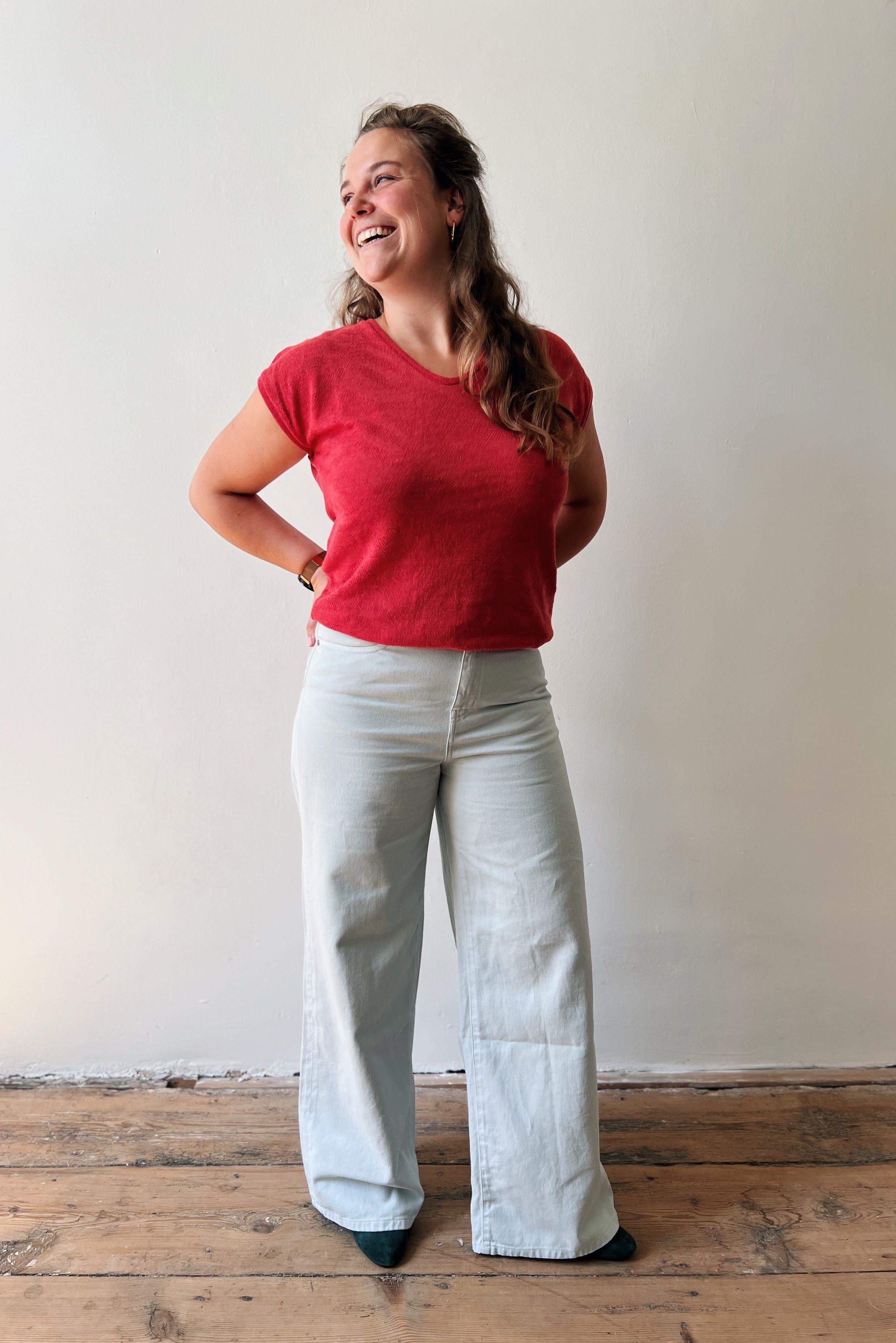 Wide Jeans Robin - Water Blue