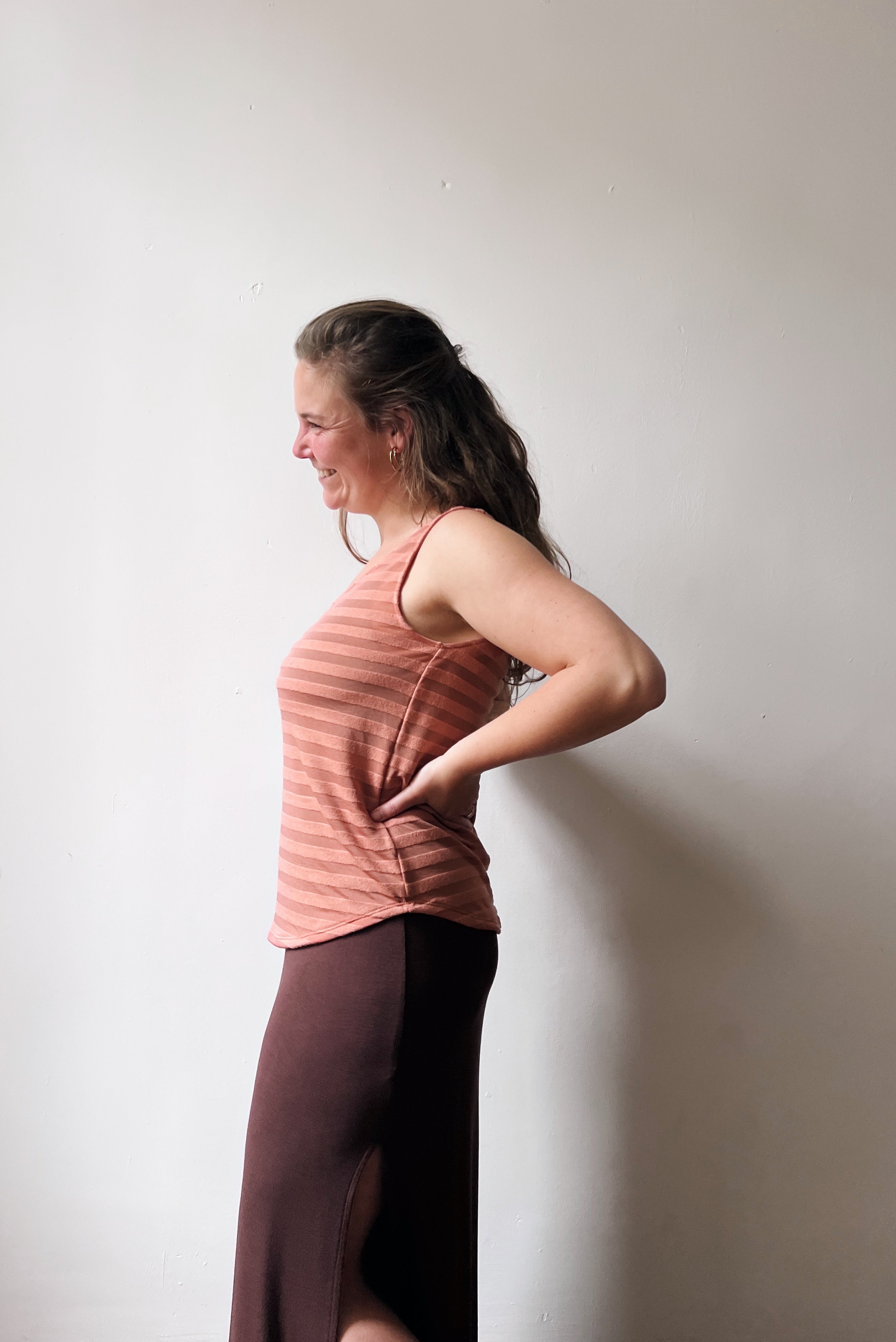 Top Zoë - Dahlia Stripes