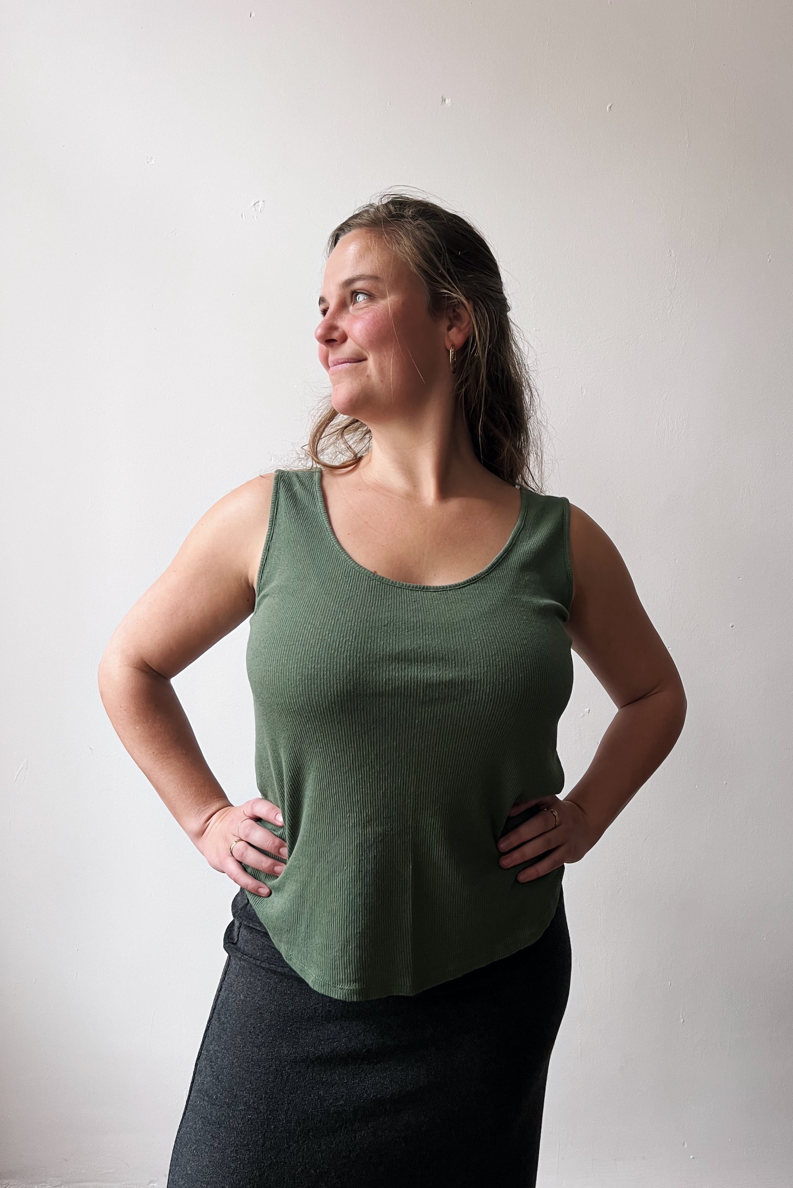 Top Zoë - Basil Rib