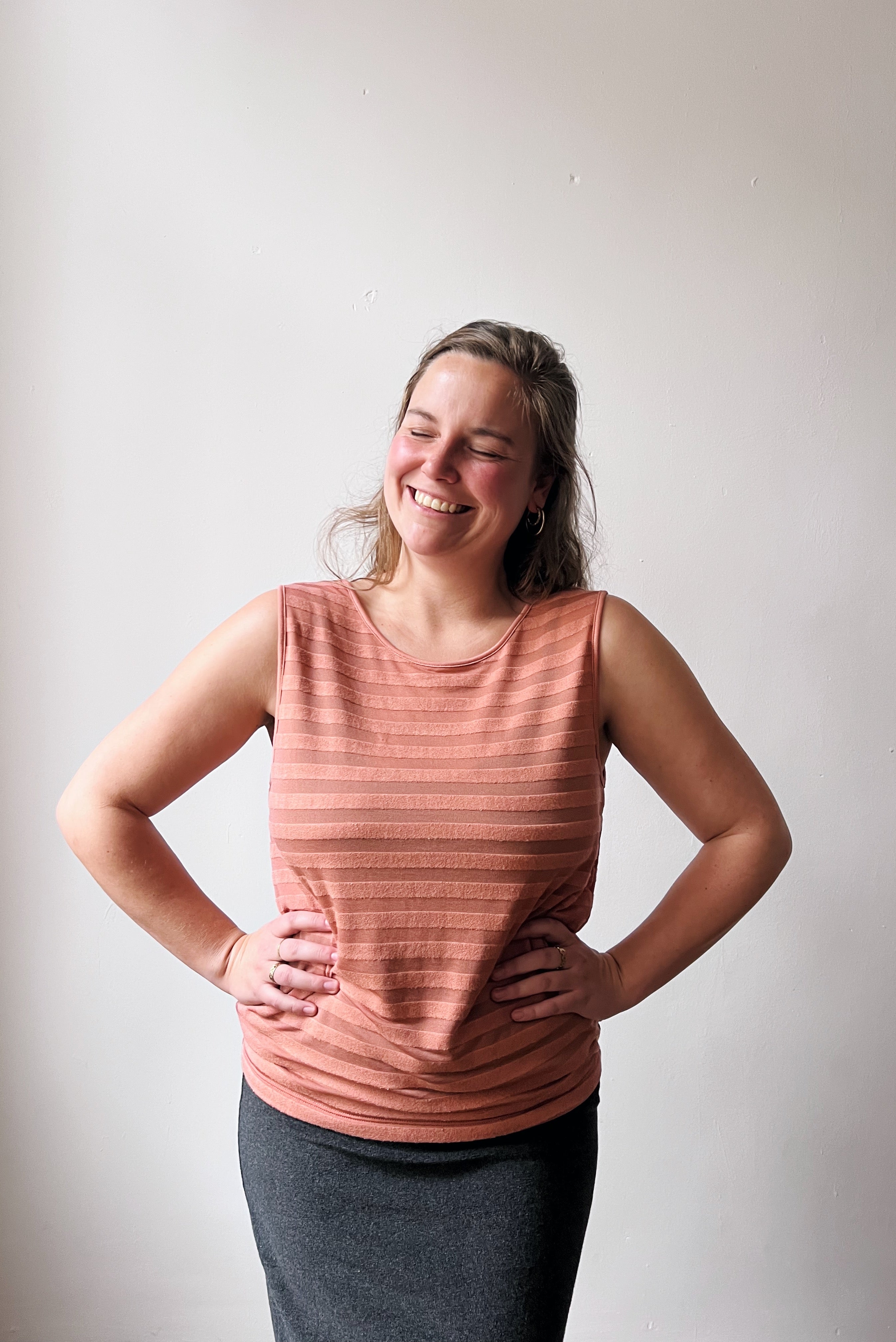 Top Lana - Dahlia Stripes