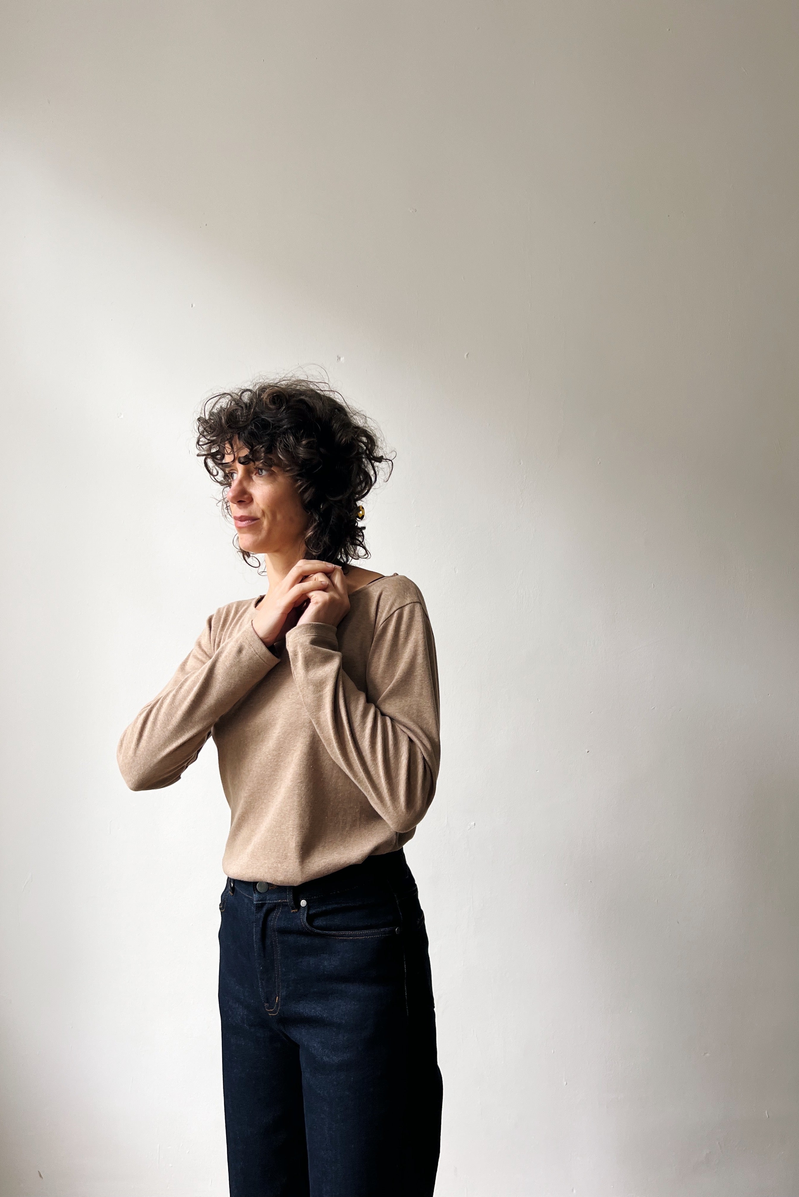 Longsleeve Ida - Café au Lait