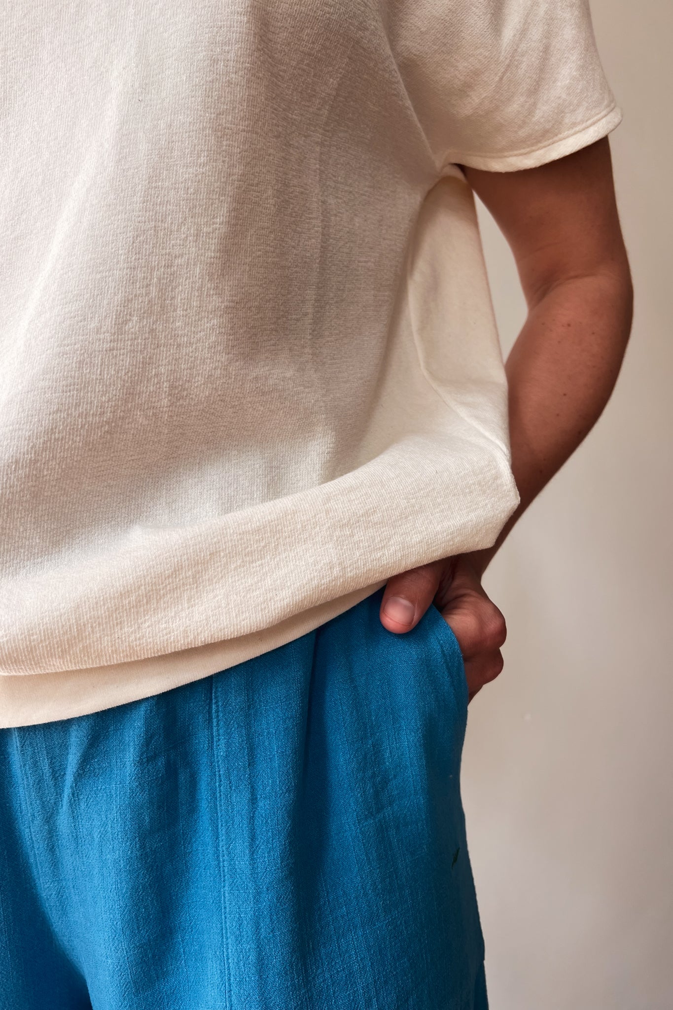 Shortsleeve Sweater Lucia - Oat