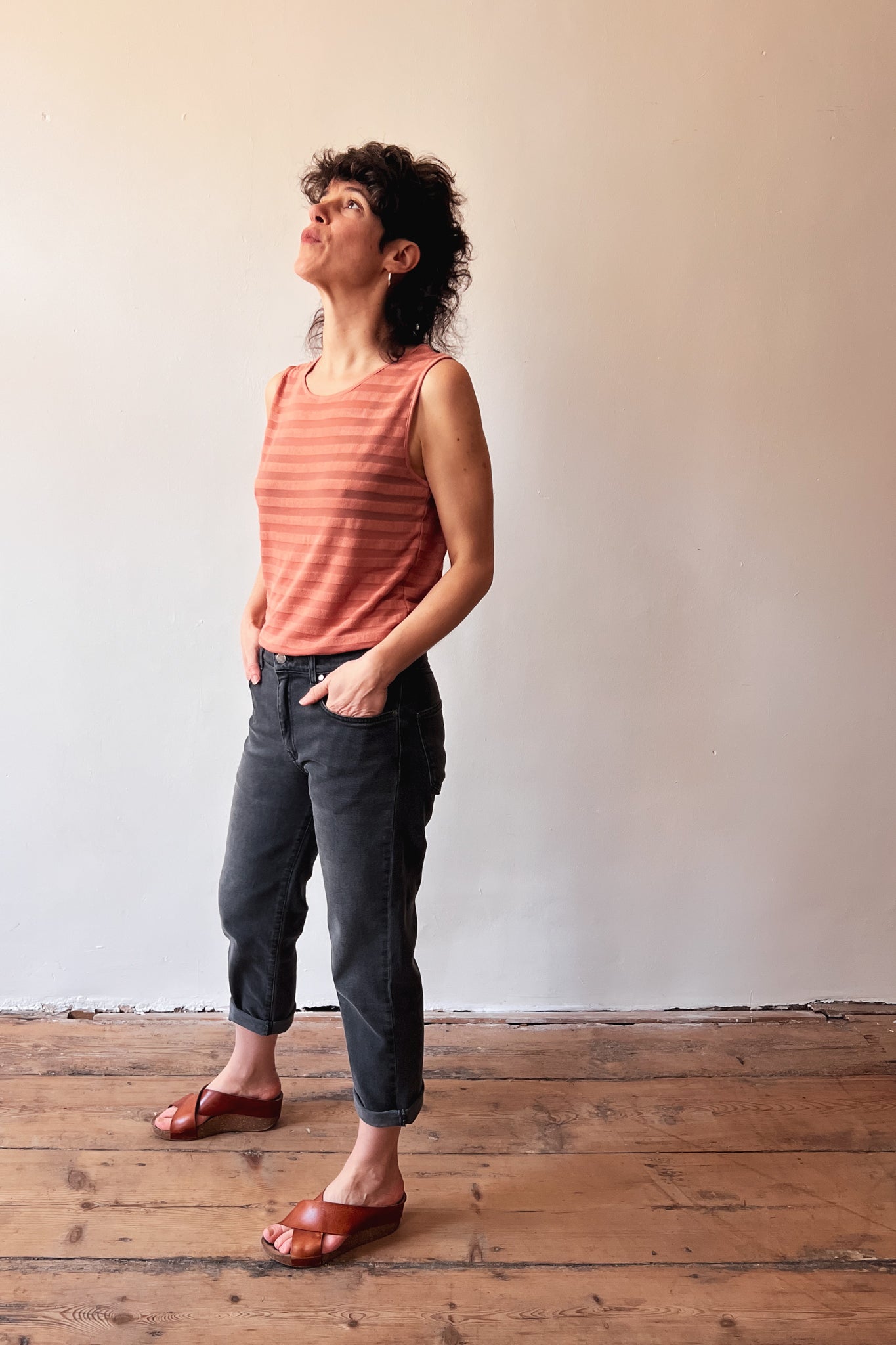 Top Lana - Dahlia Stripes
