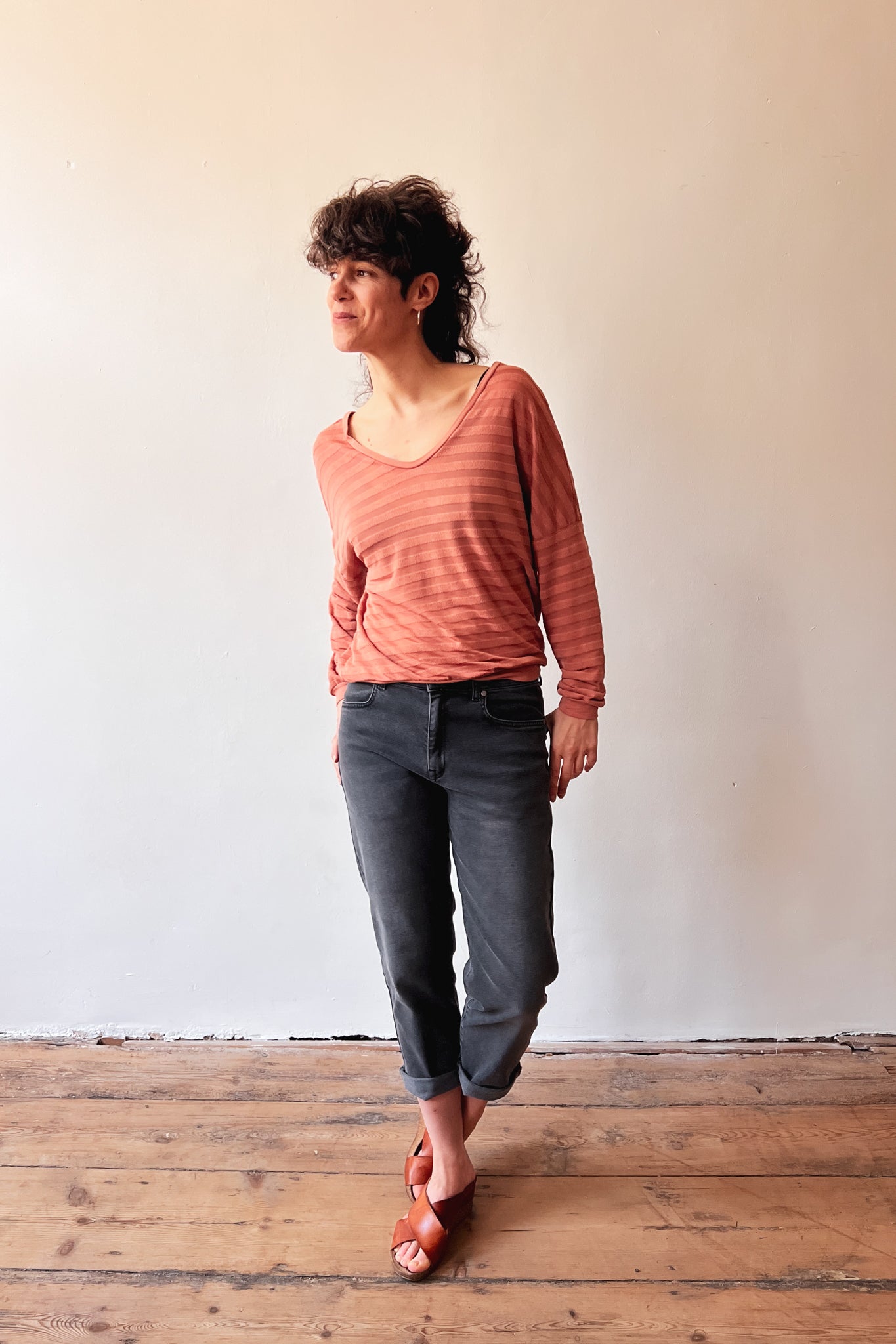 Sweater Isis - Dahlia Stripes