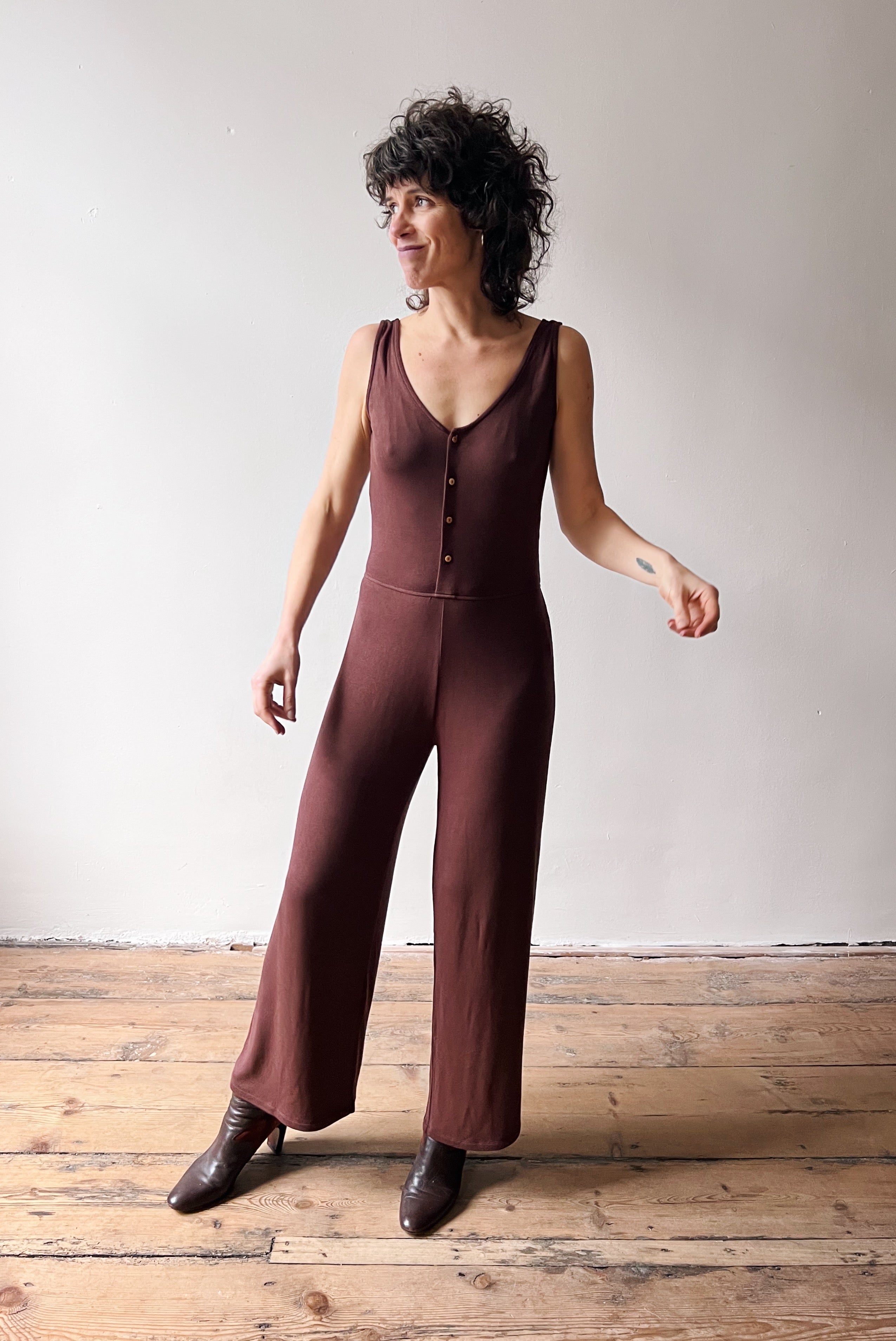 Jumpsuit Sue - Aubergine