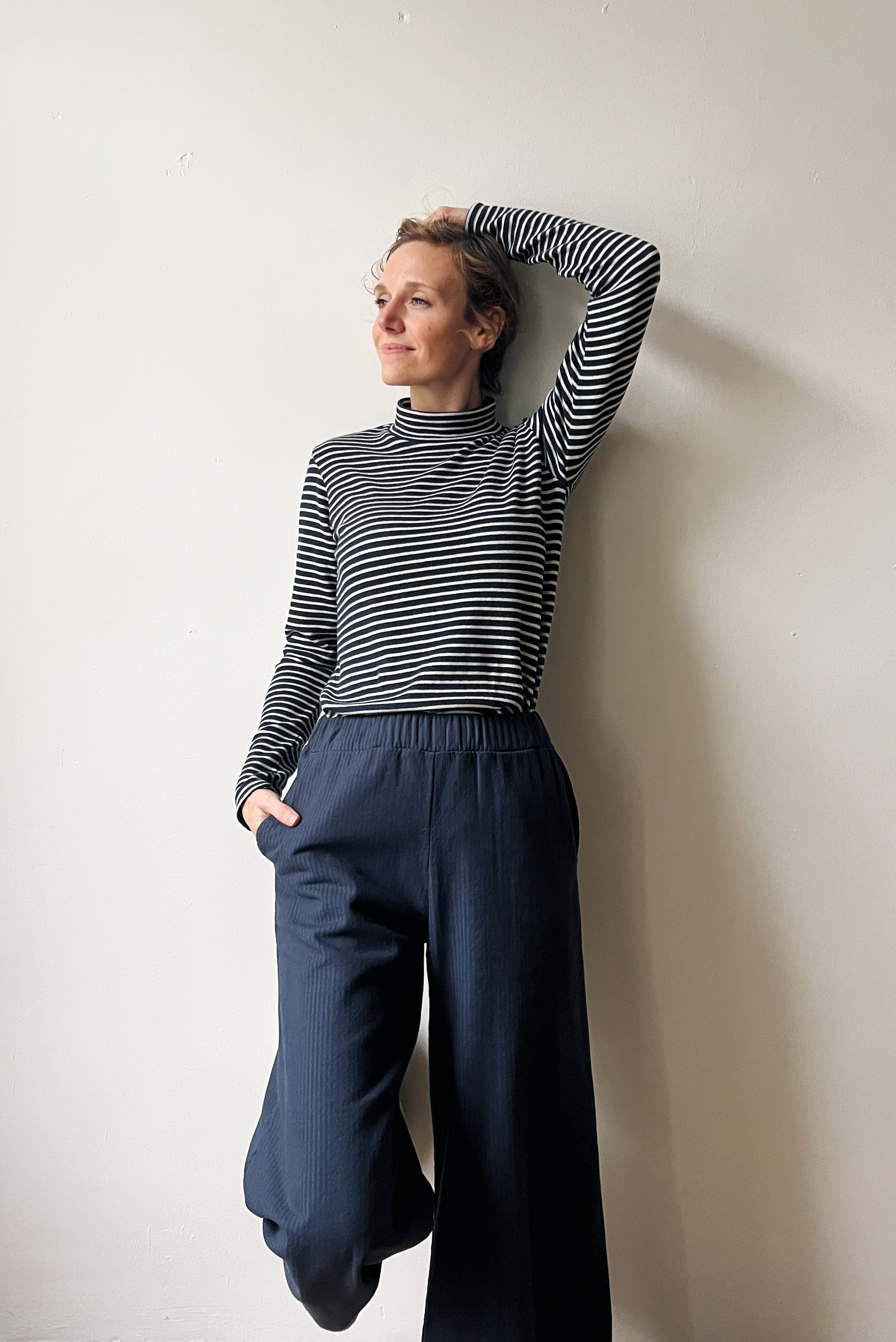 Turtleneck - Sailor Blue Stripes