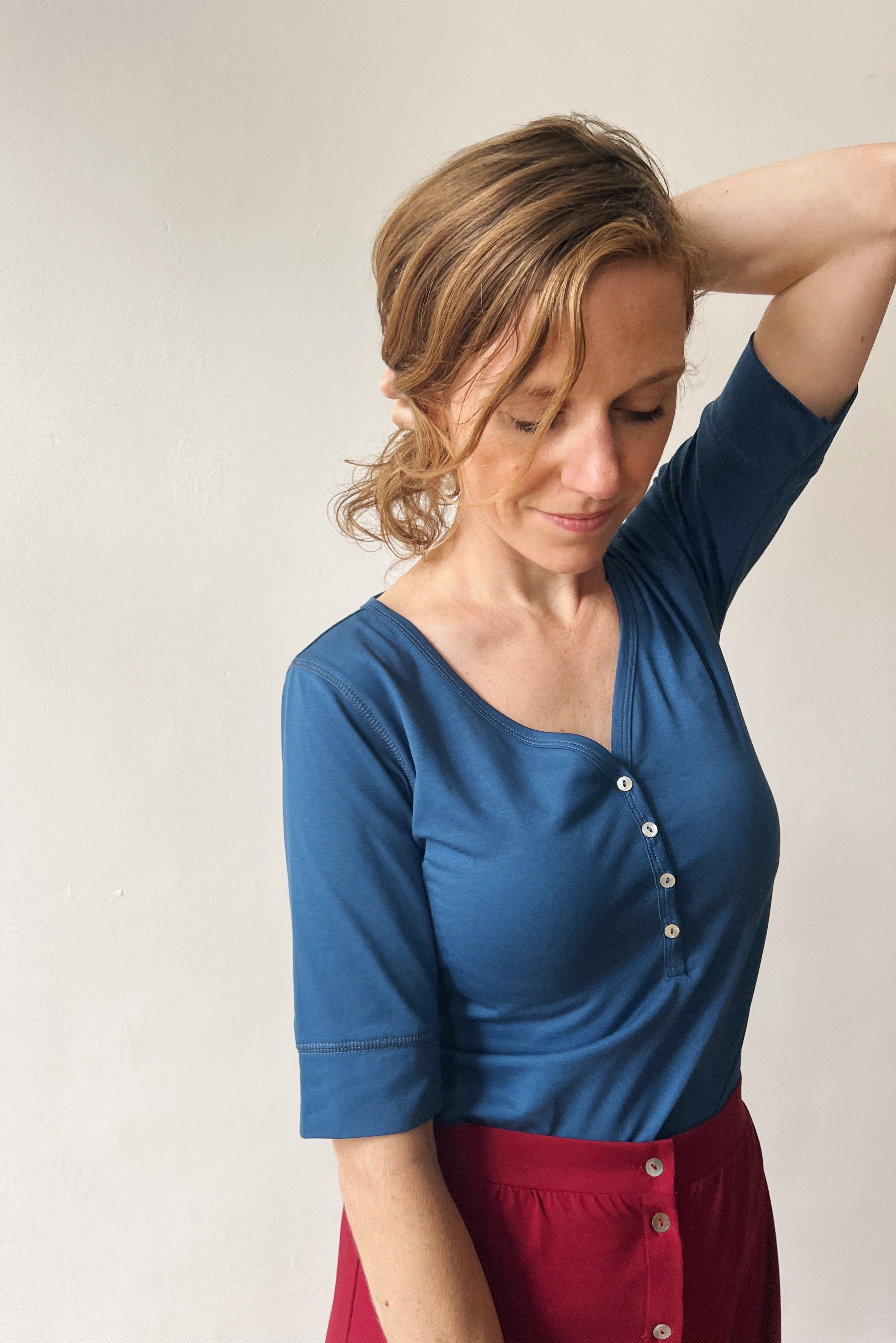 Longsleeve Holly - True Blue