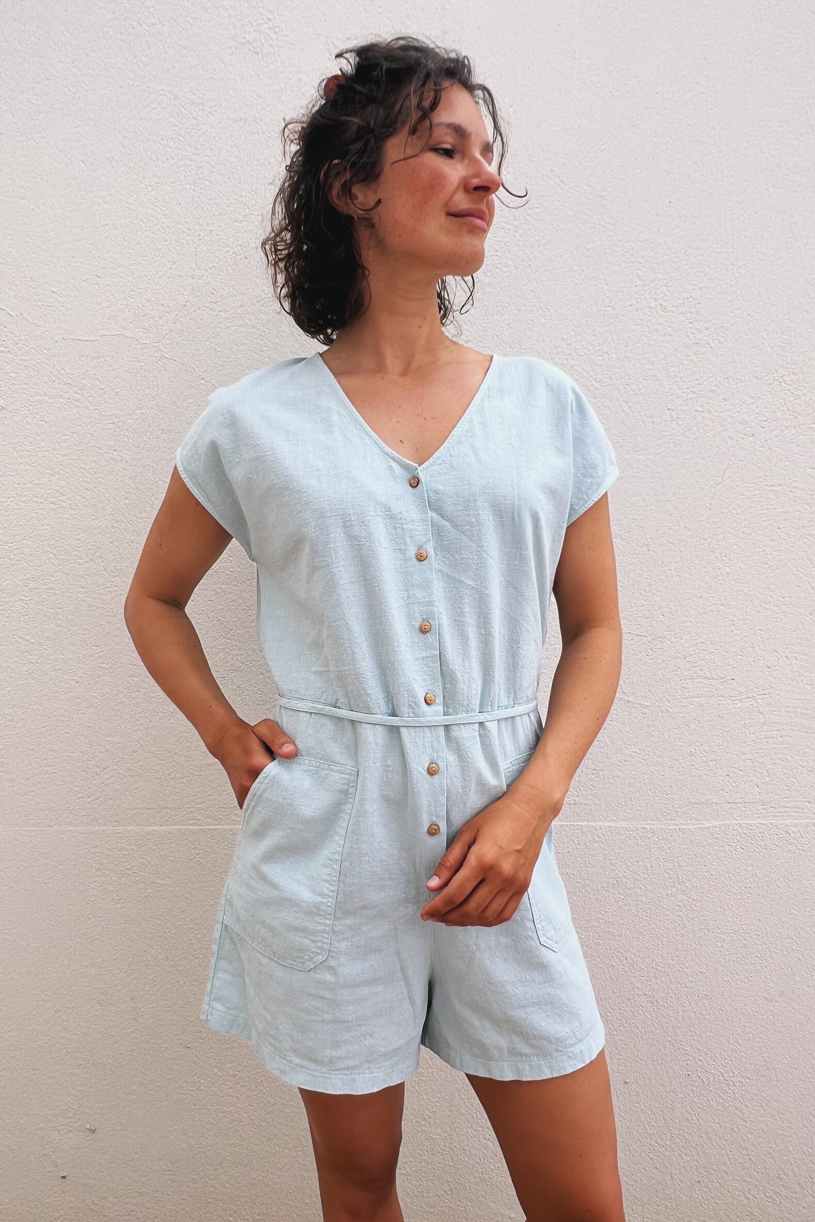 Jumpsuit Moira - Water Blue