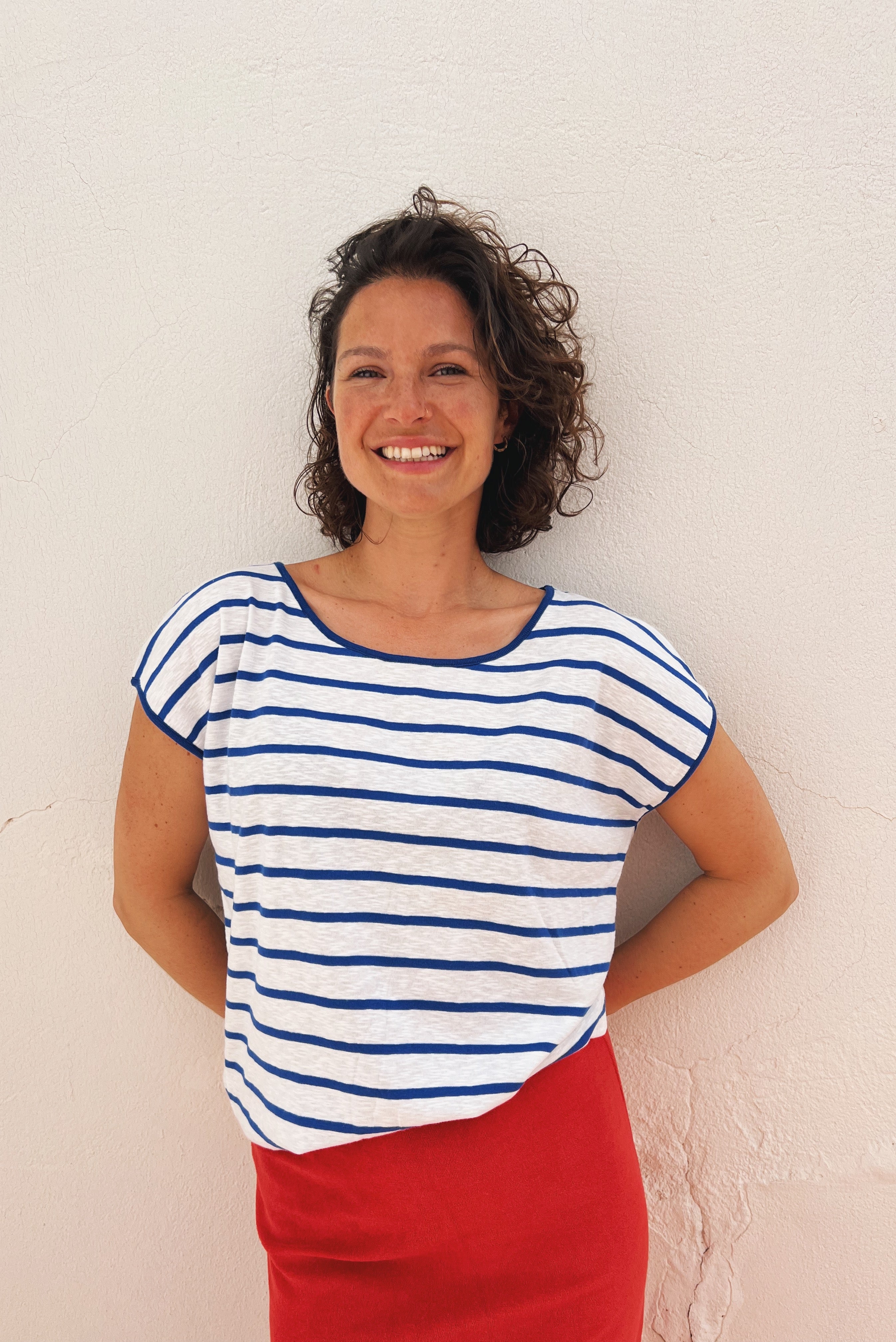Top Aya - Royal Blue Stripes
