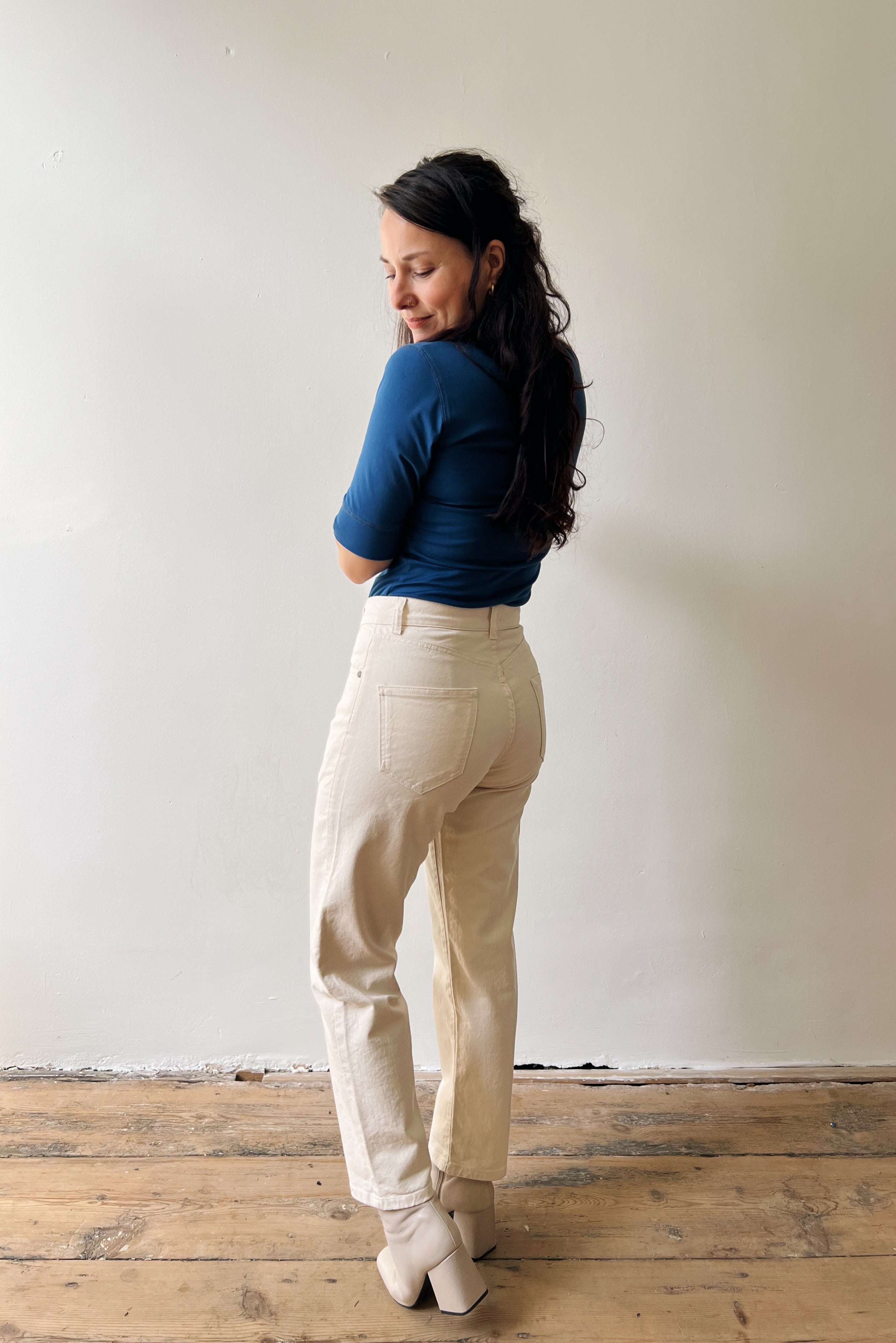 Boyfriend Jeans Berley - Natural Oat