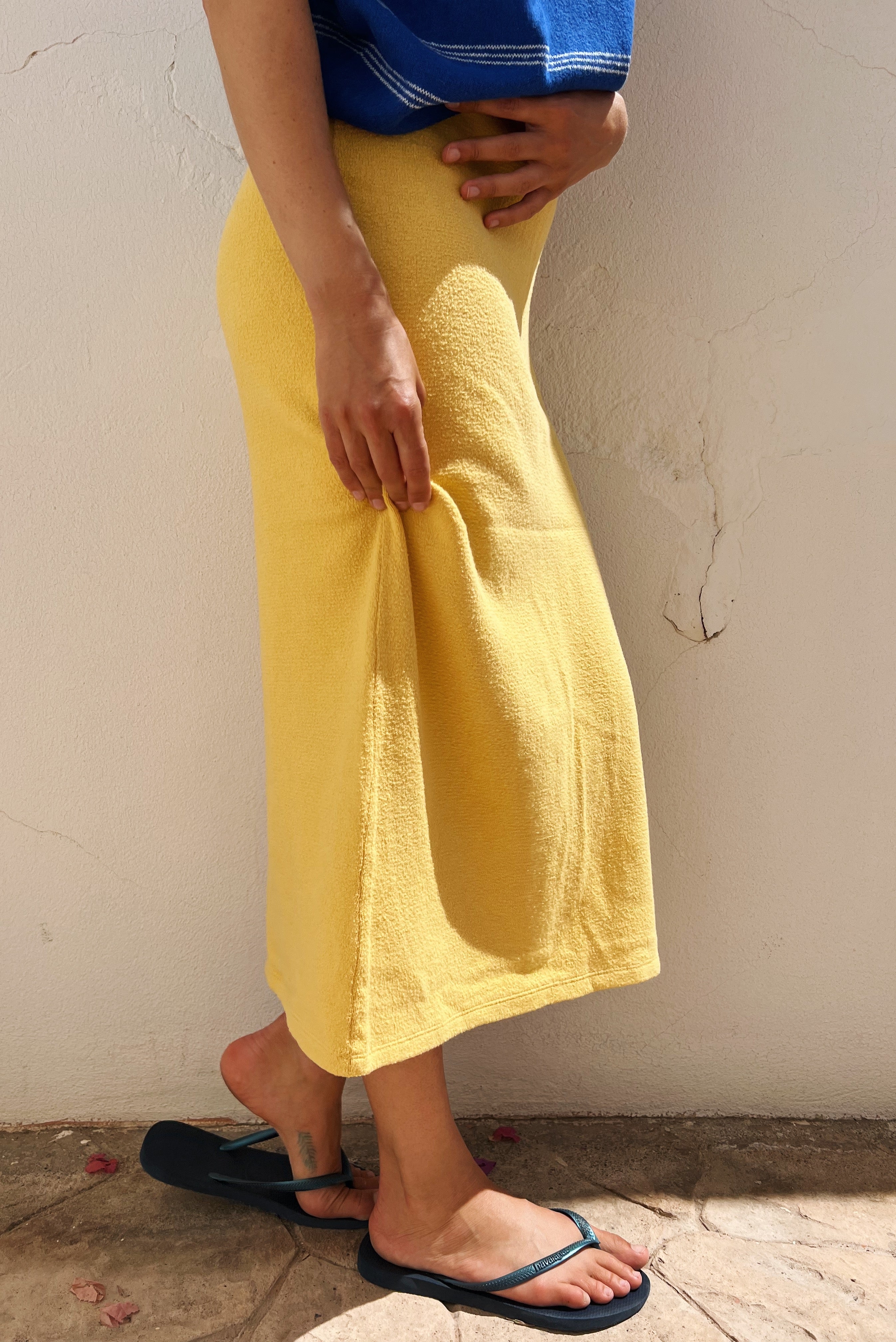 Knitted Skirt Elly - Sunflower