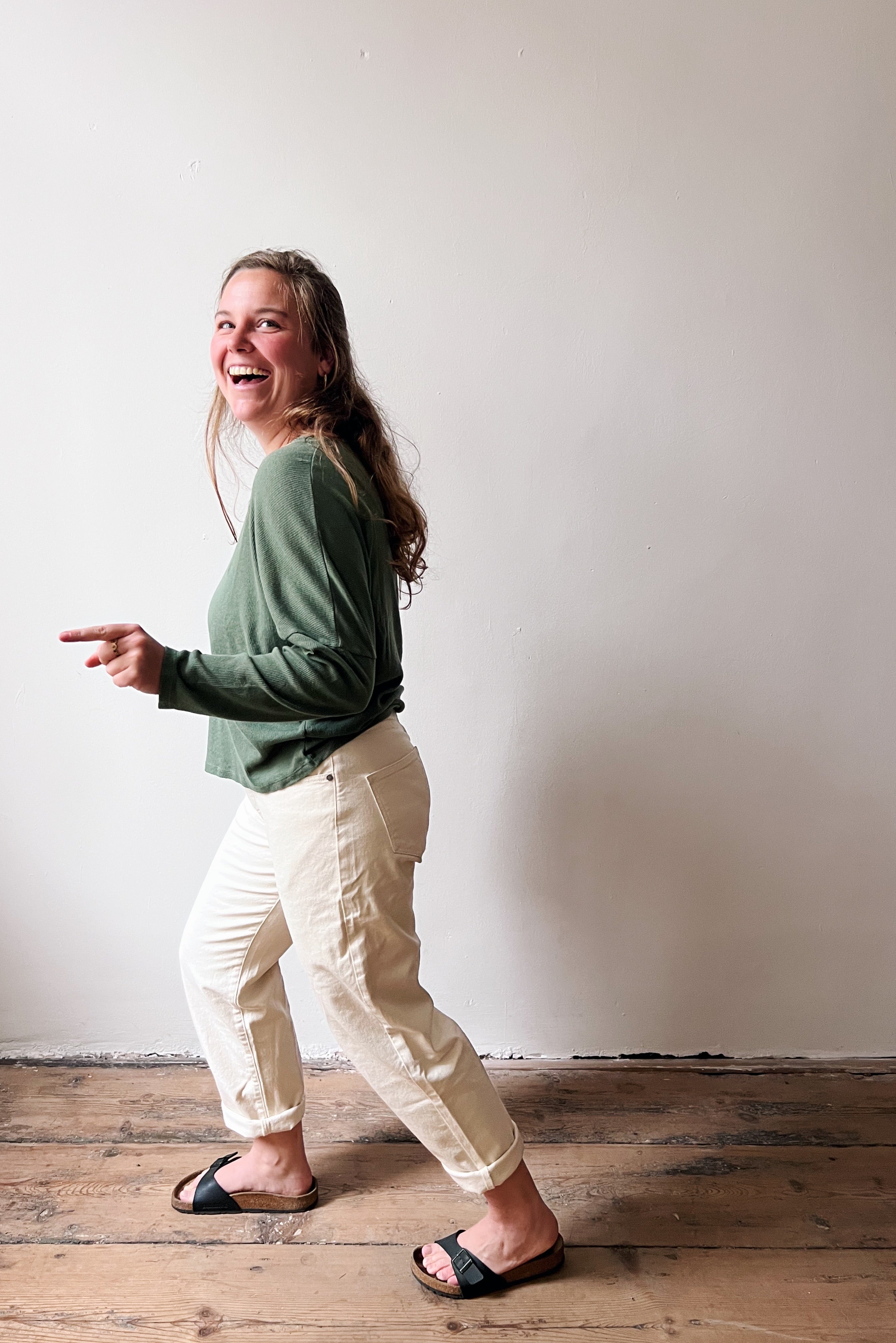 Boyfriend Jeans Berley - Natural Oat