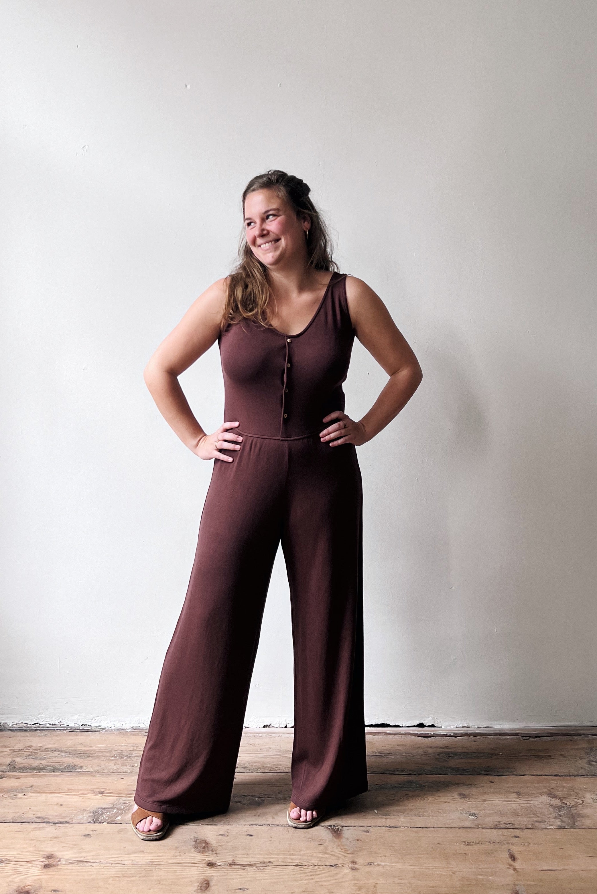 Jumpsuit Sue - Aubergine