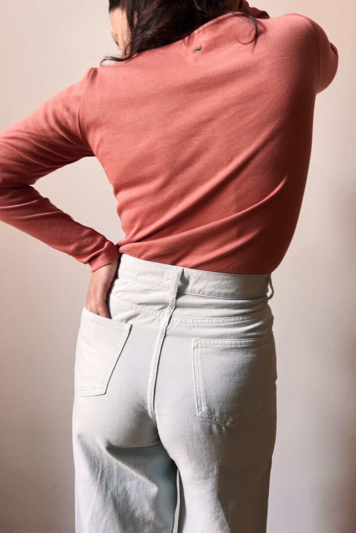 Longsleeve Ida - Blush Rib