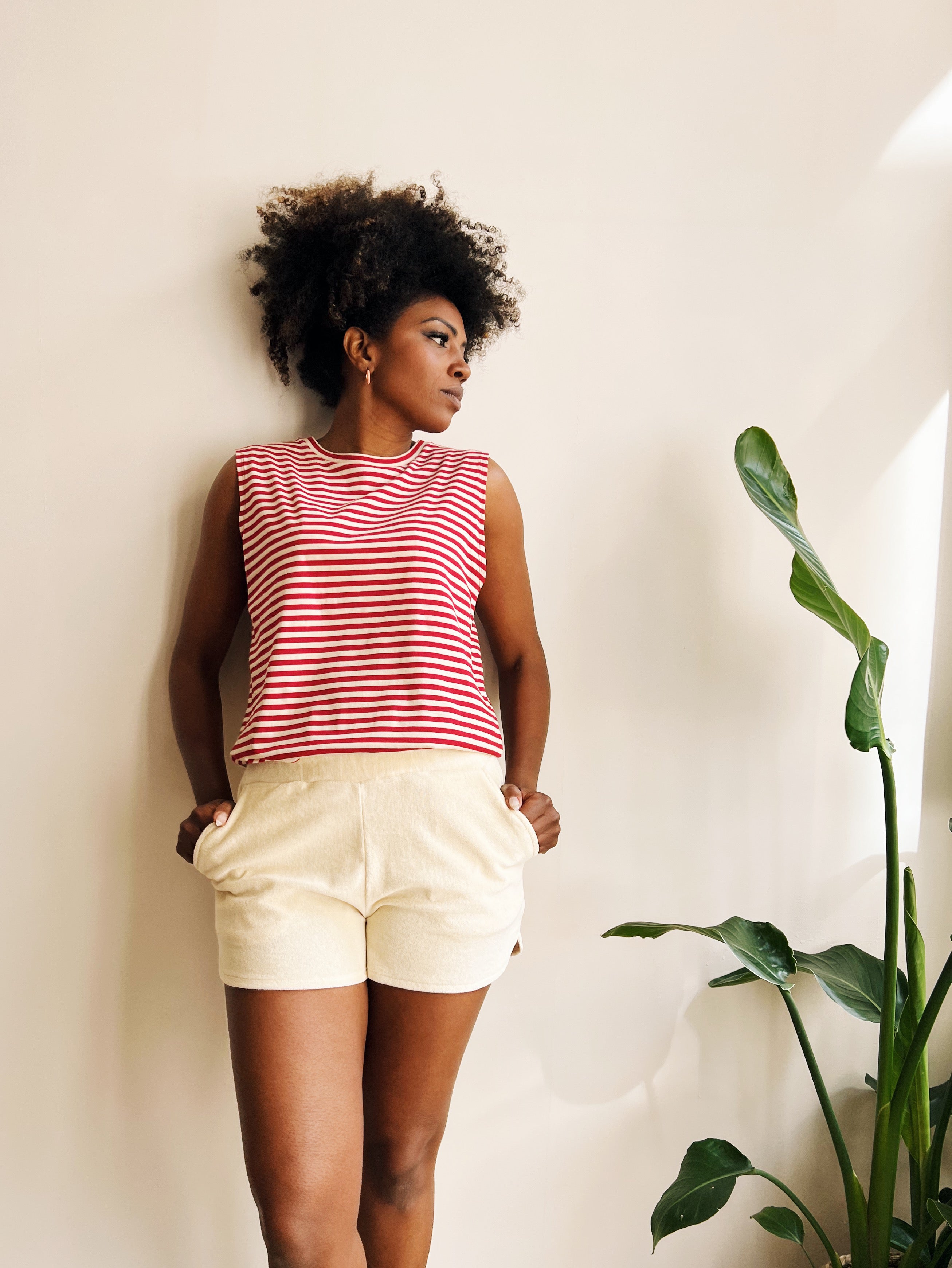 the dão store - Top Yoko - Vintage Red Stripes - T-shirts | Tops