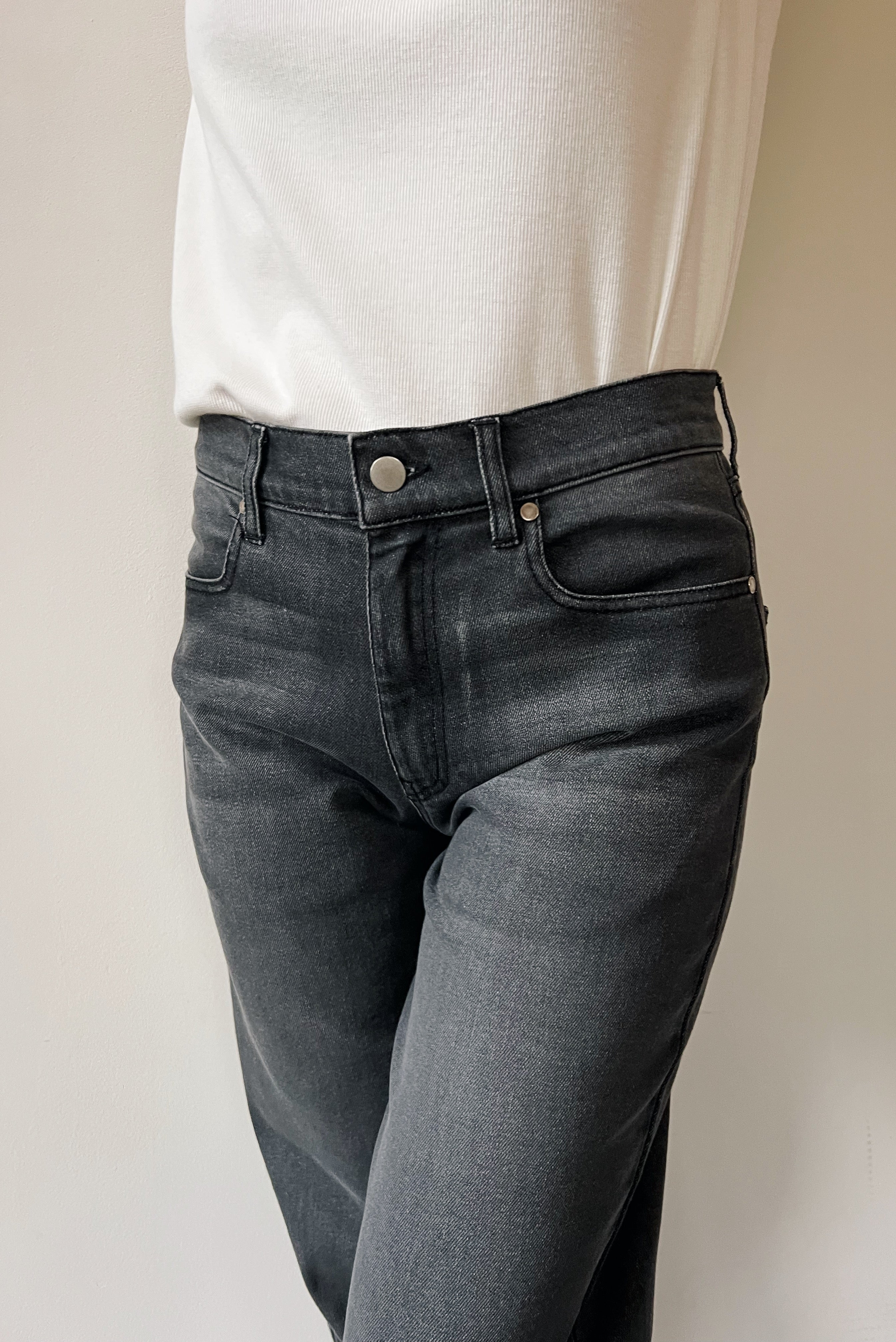 Boyfriend Jeans Berley - Washed Black