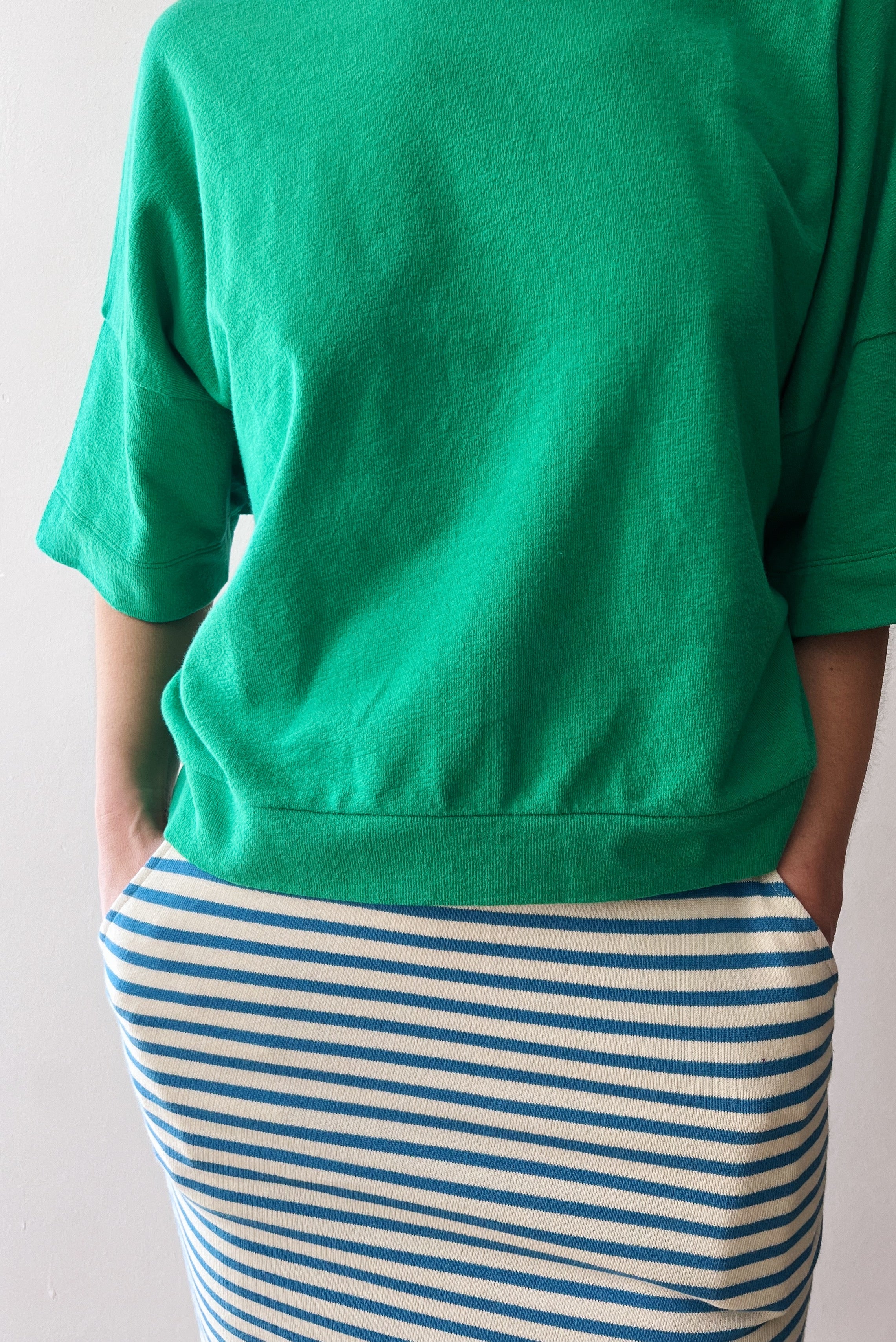 Skirt Olivia - Bright Blue Stripes