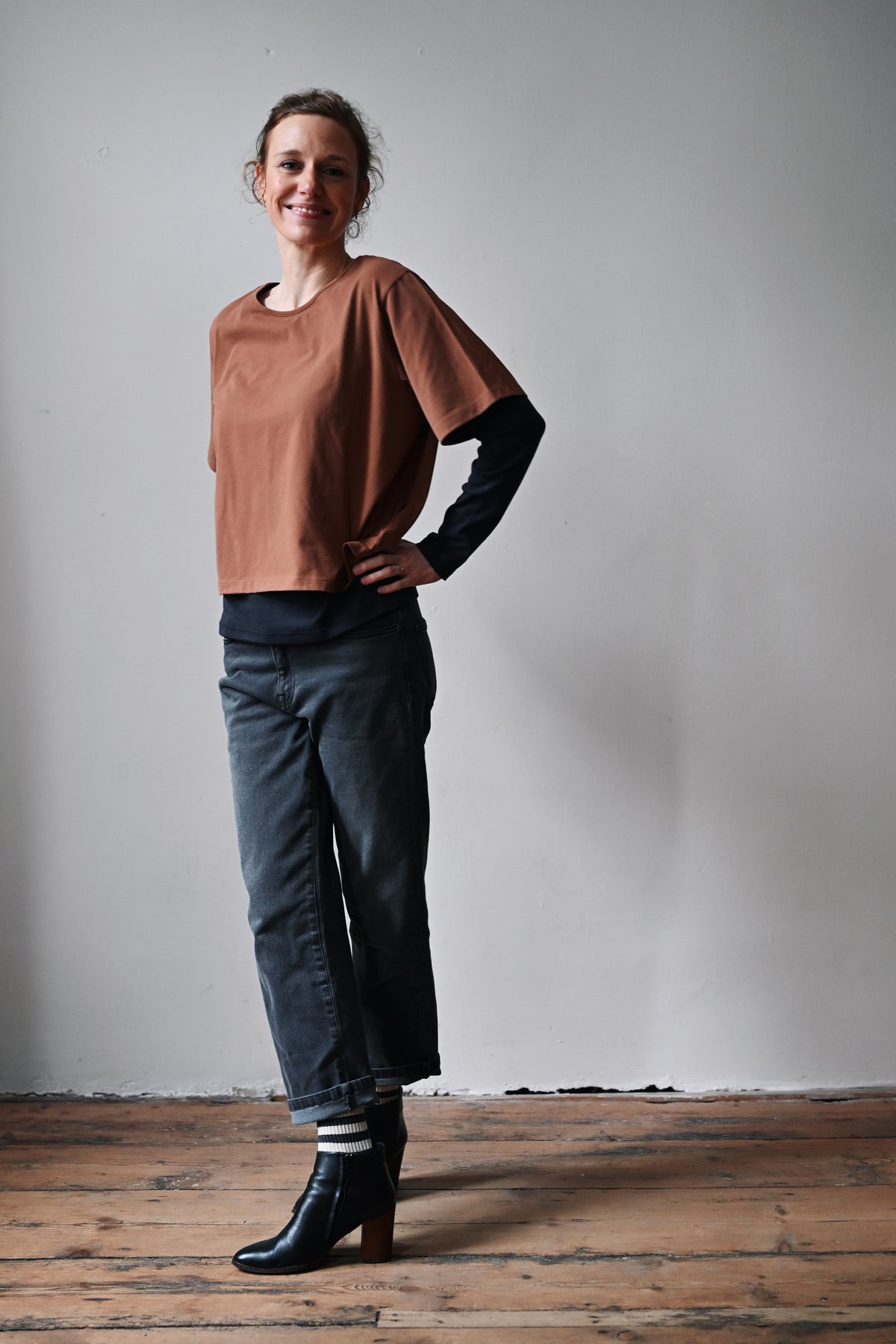 Boyfriend Jeans Berley - Washed Black