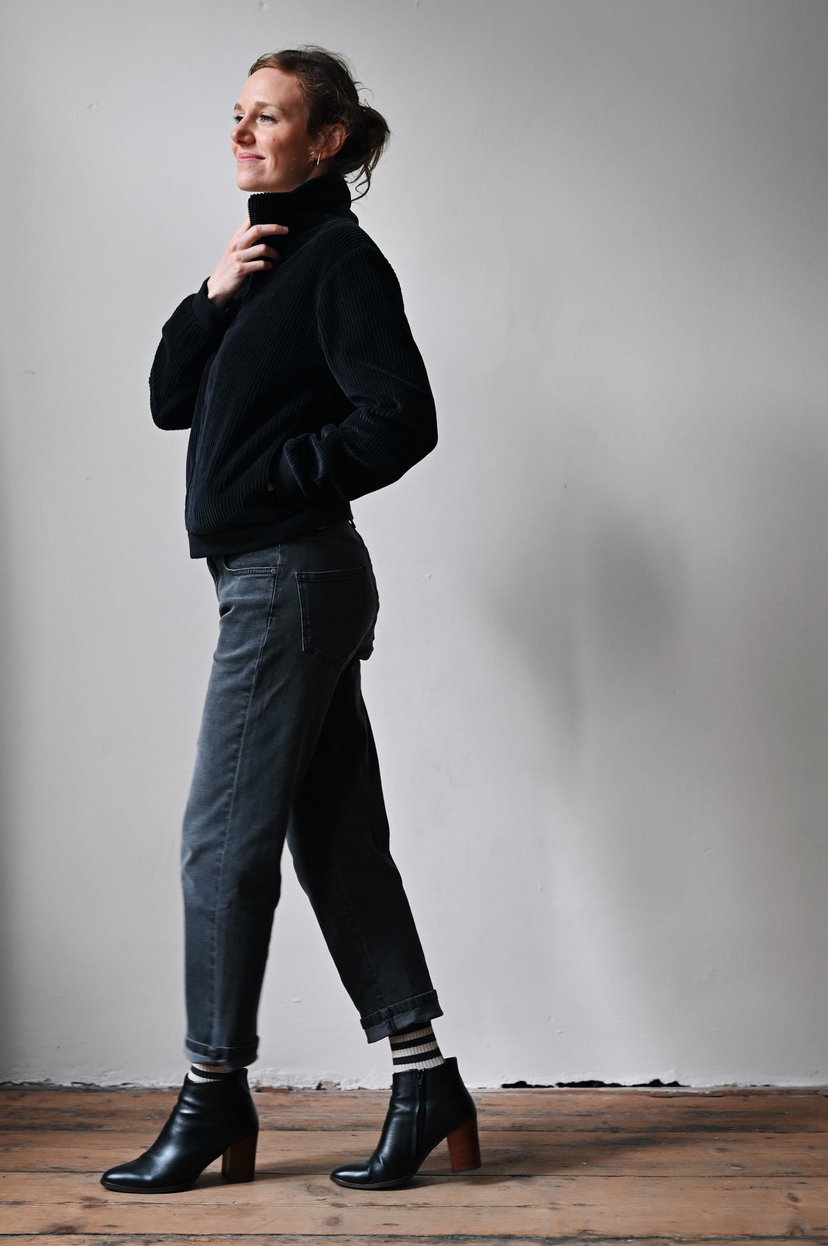 Jacket Reza - Corduroy - Charcoal