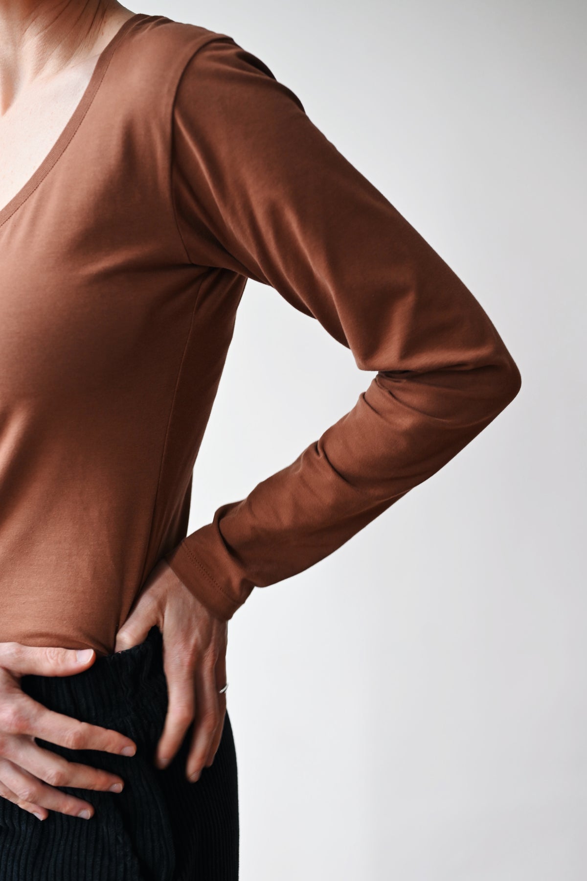 Longsleeve Emmy - Noisette
