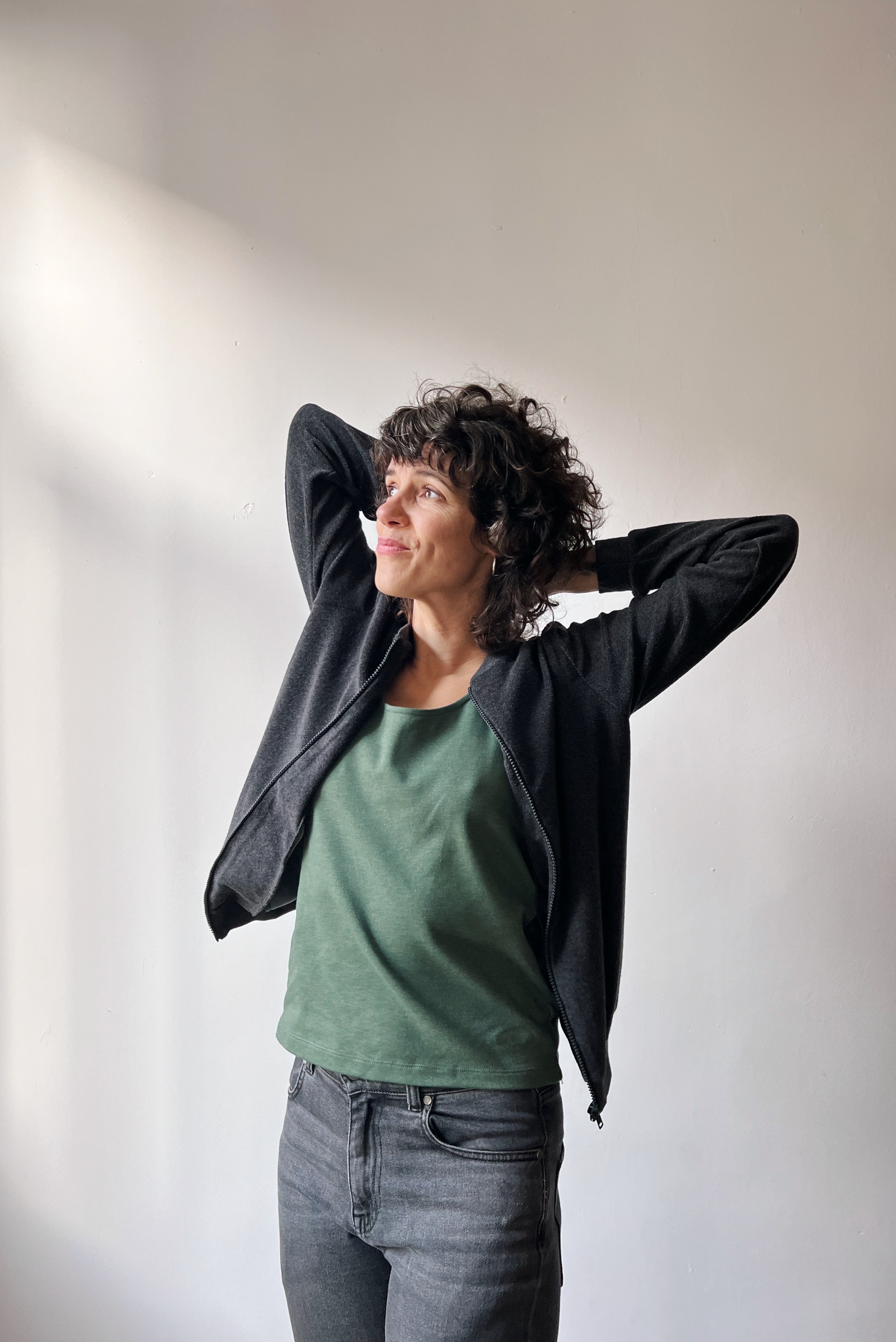 Top Sanchi - Olive Rib