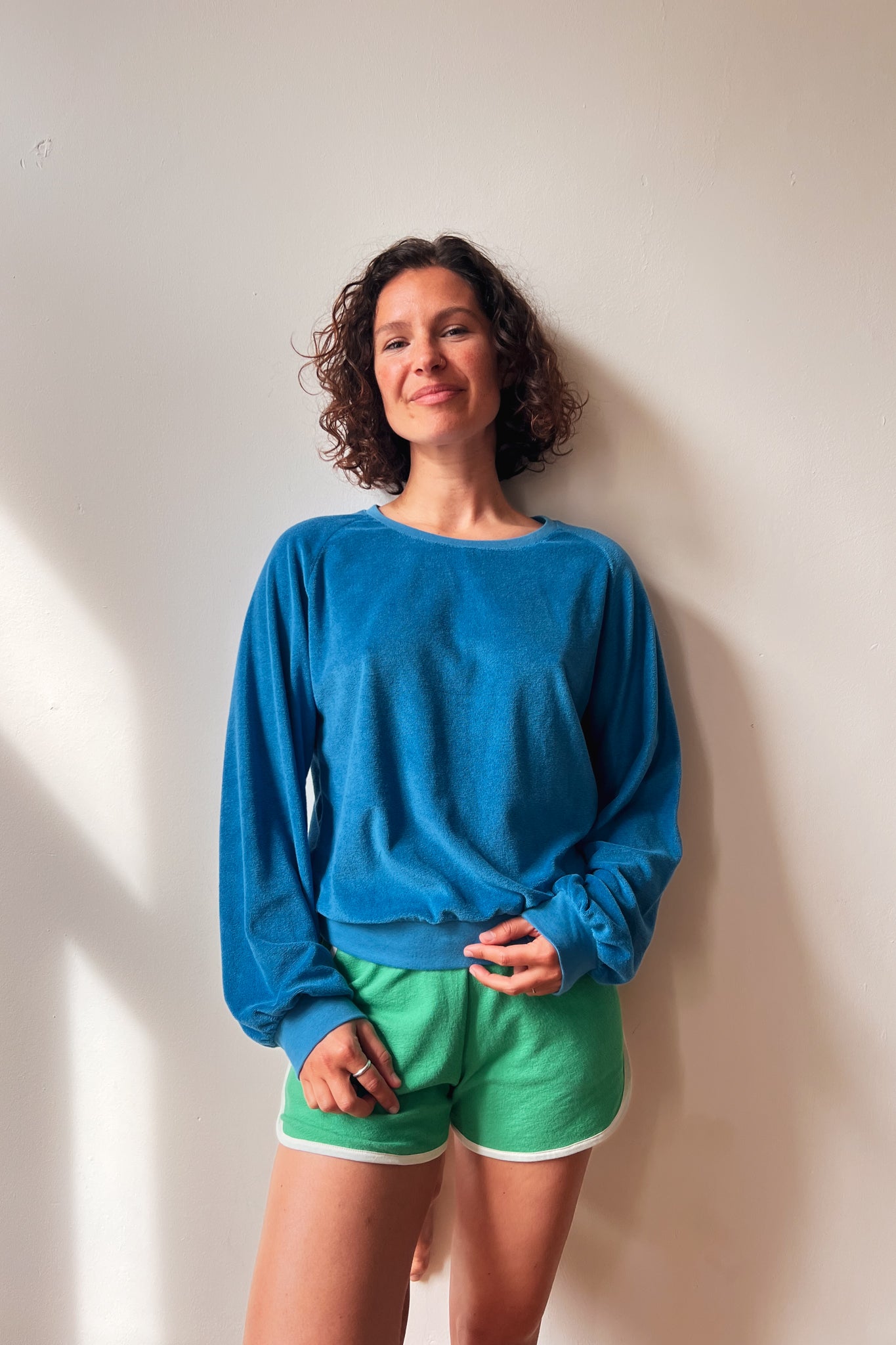 Sweater Edna - Bright Blue Terry